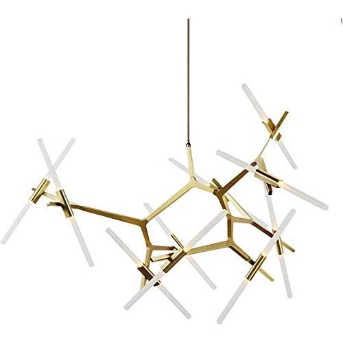 Hudson Branching Glass Cylinder Chandelier - Italian Concept -