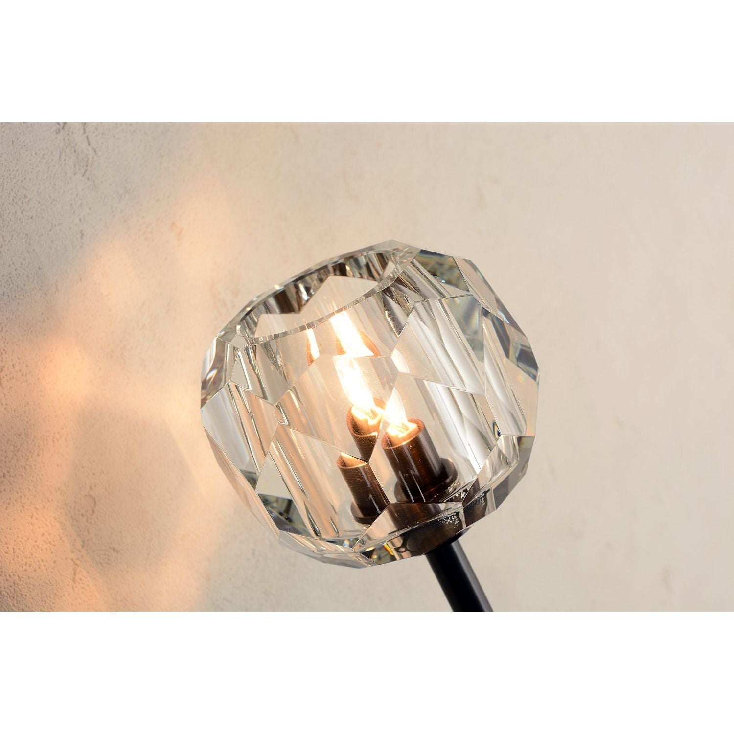 Blu Dior Crystal Prysm Torch Sconce - Italian Concept -