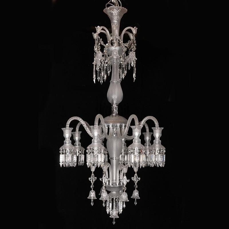 8L Sol Antoinette Crystal Chandelier - Italian Concept -