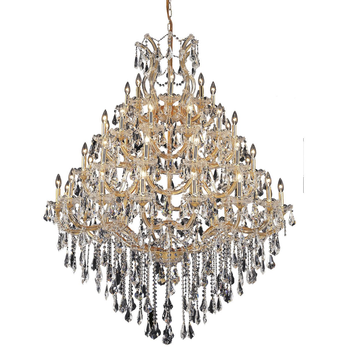 Leyla Maria Theresa 55 Light Crystal Chandelier - Italian Concept - Frame Finish