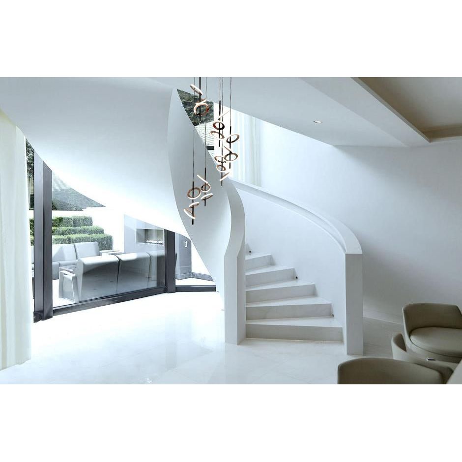 Abear Cluster LED Rings Pendant Chandelier - Italian Concept -