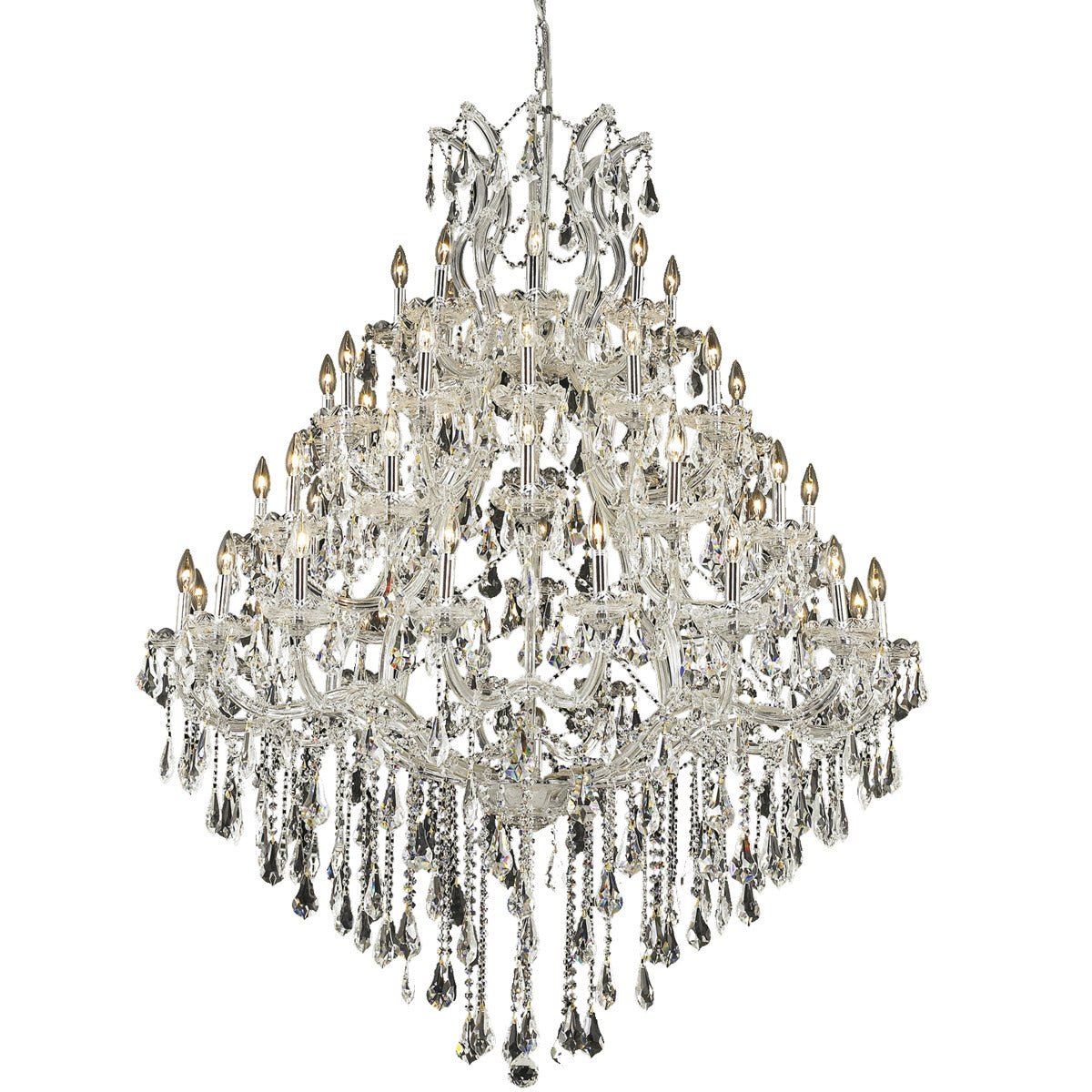 Leyla Maria Theresa 55 Light Crystal Chandelier - Italian Concept - Frame Finish