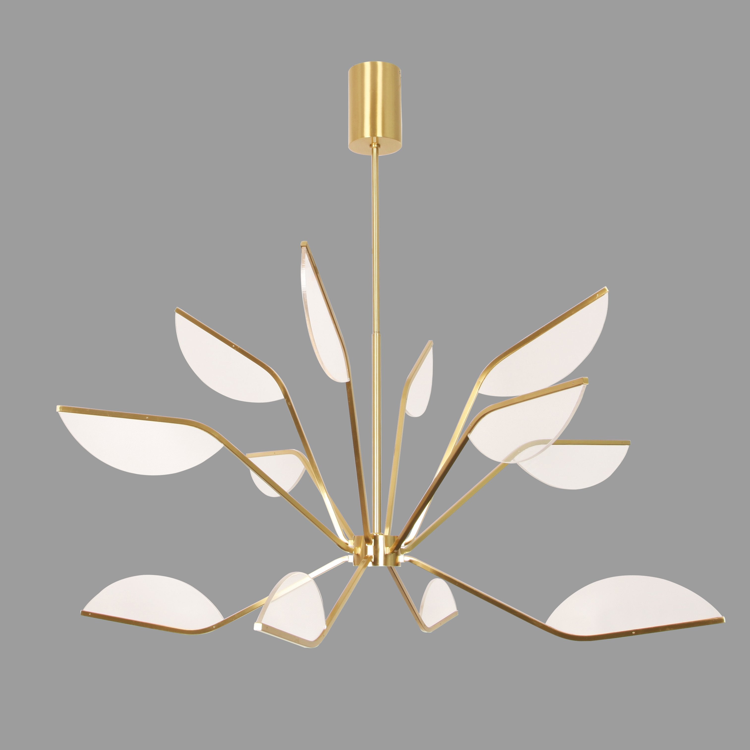 Chiari Flower Leaf LED Chandelier - Italian Concept -
