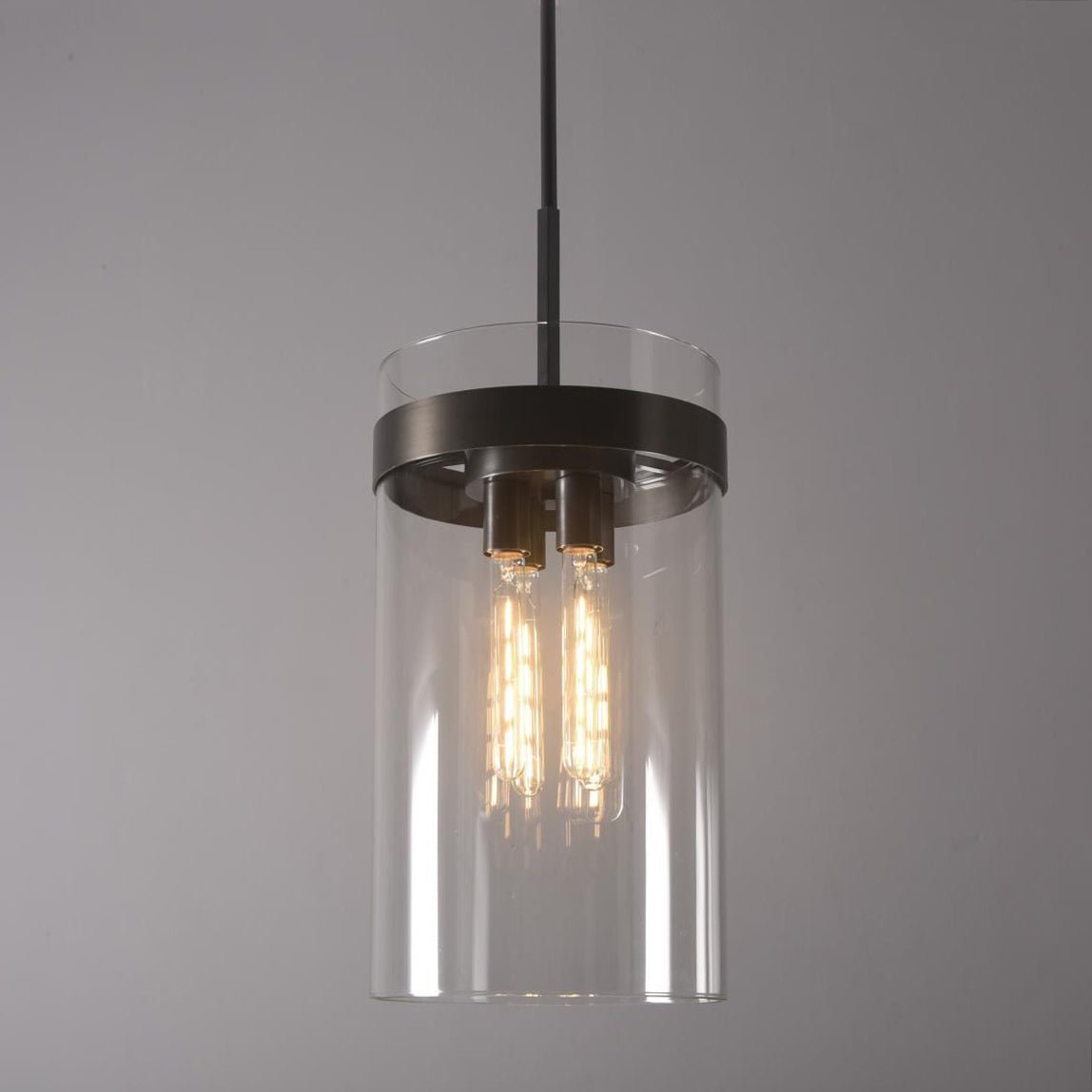 Armature Cylinder Glass Pendant Light - Italian Concept