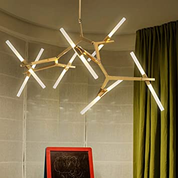 Hudson Branching Glass Cylinder Chandelier - Italian Concept -