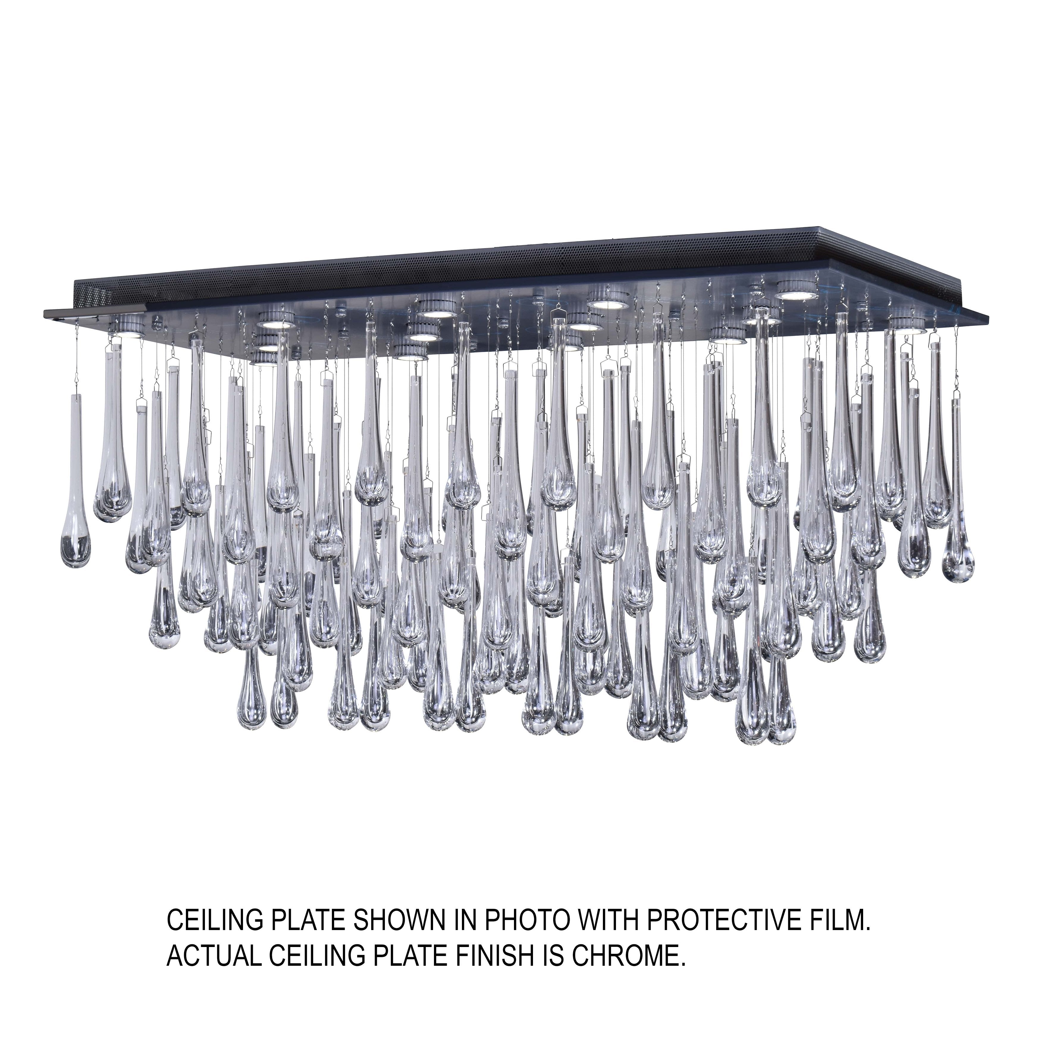 Blue Rainfall Murano Glass Chandelier - Italian Concept -