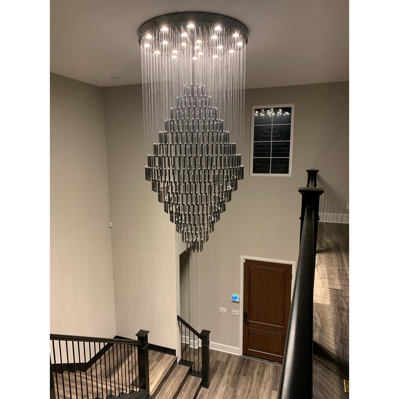 Ferenze V2 Rainfall Beaded Crystal Chandelier - Italian Concept -