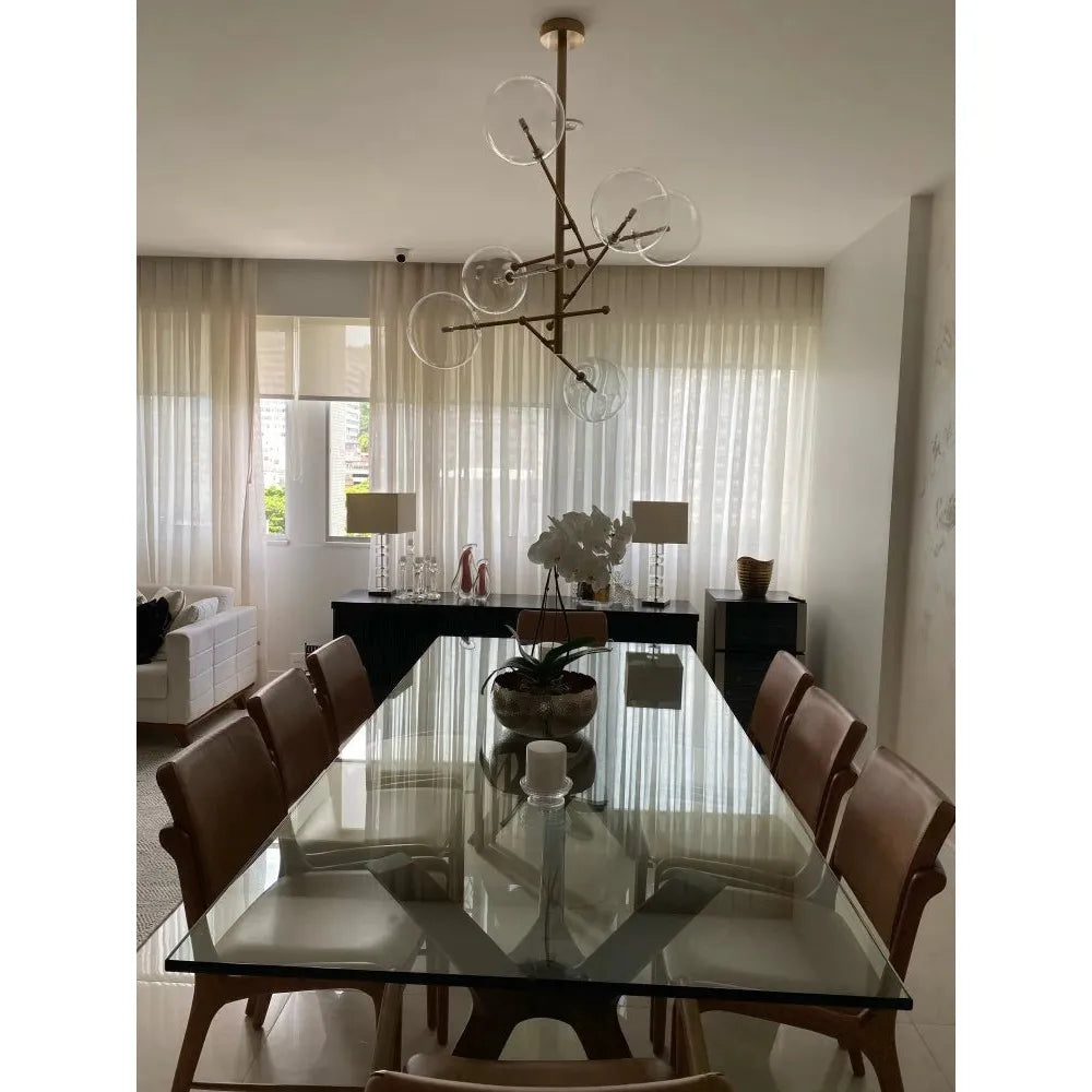 Ravage Glass Globe Branching Chandelier - Italian Concept