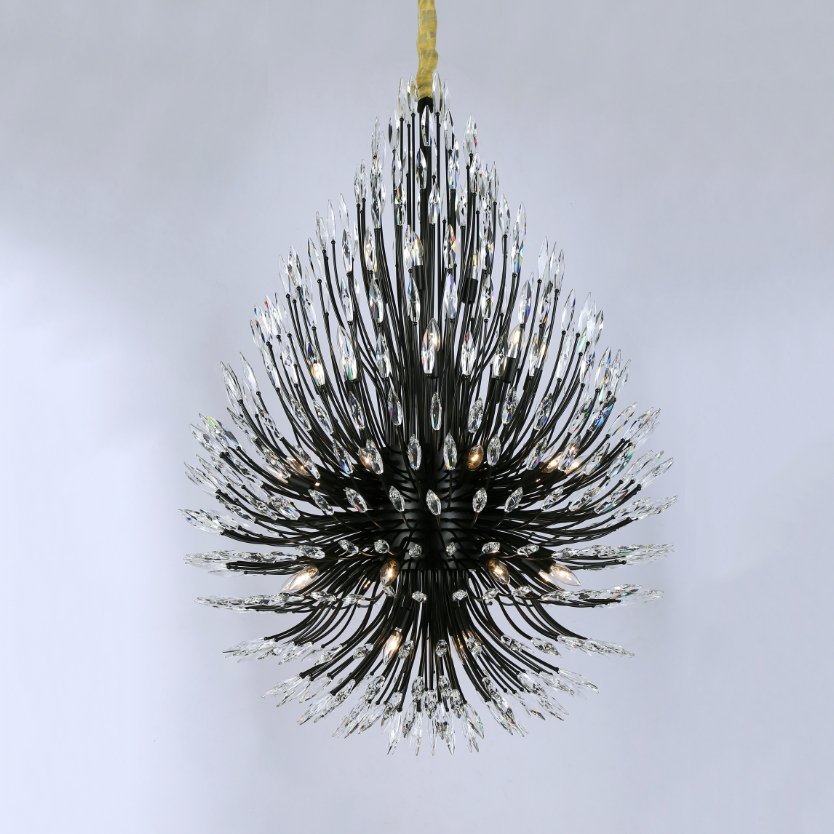 Lily Starburst Crystal Sputnik Chandelier - Italian Concept