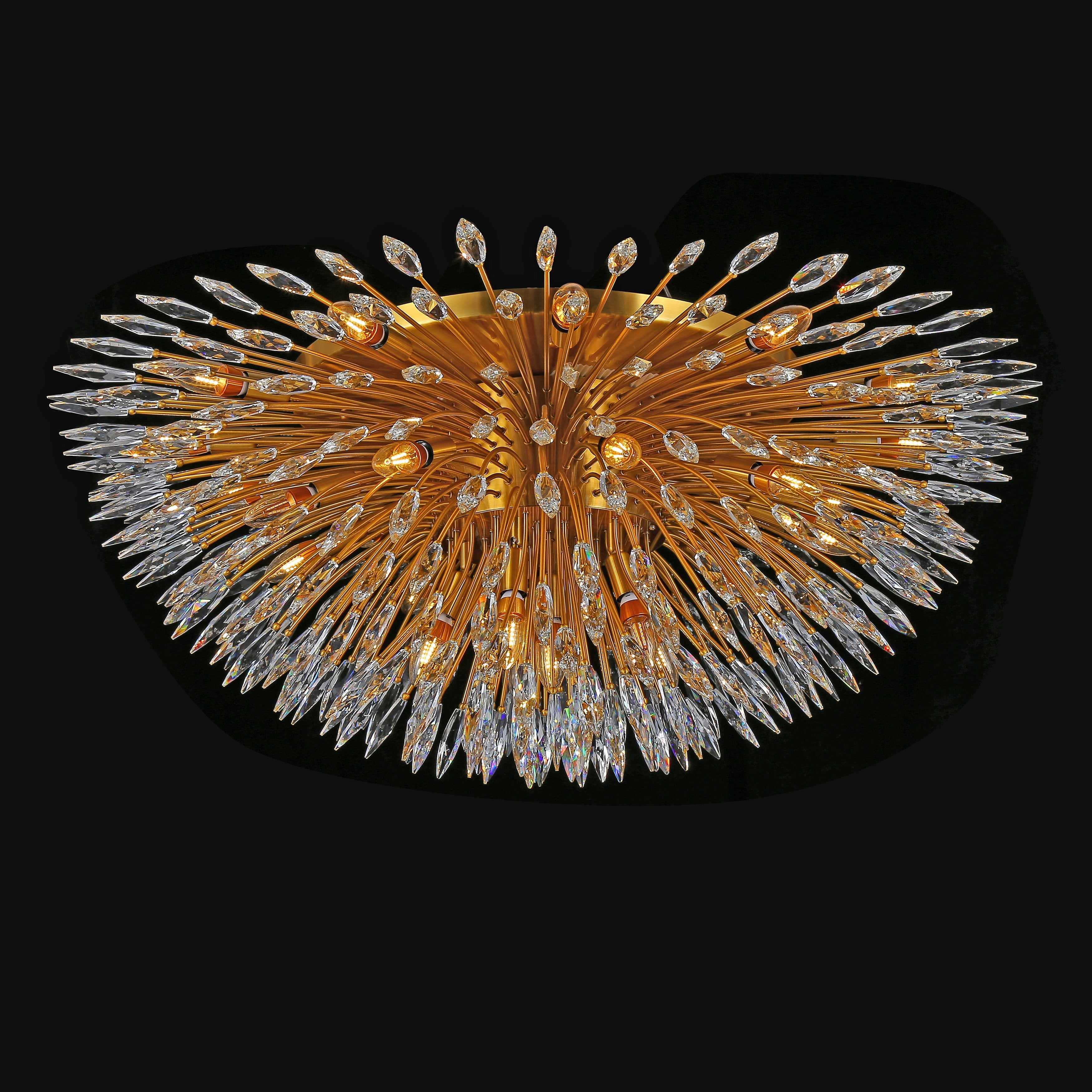 Lily Starburst Flush-mount Crystal Sputnik Chandelier - Italian Concept -