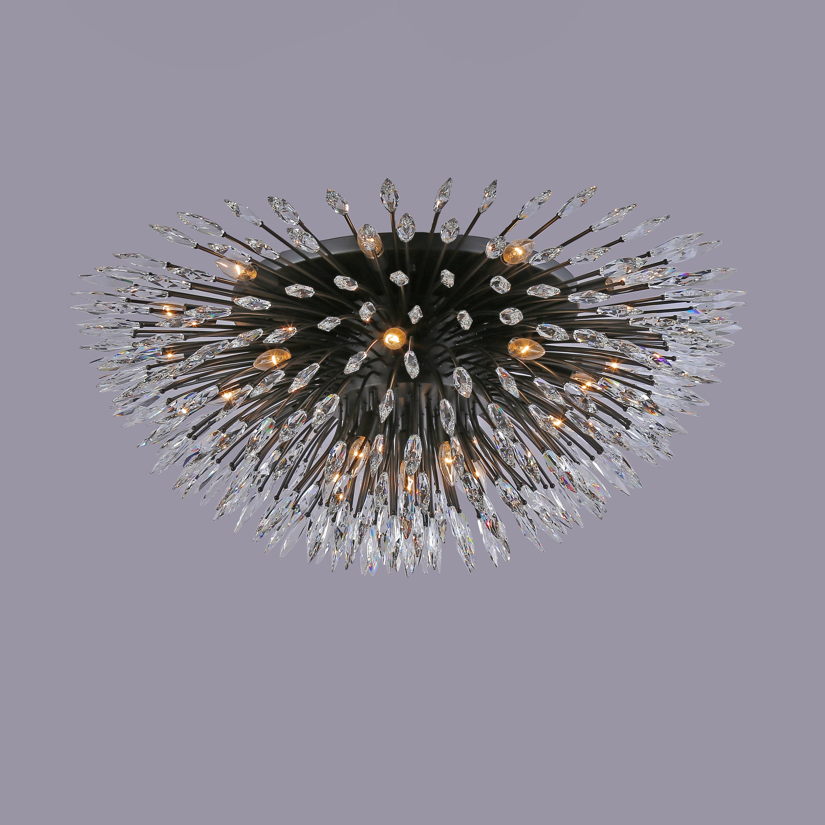 Lily Starburst Flush-mount Crystal Sputnik Chandelier - Italian Concept -