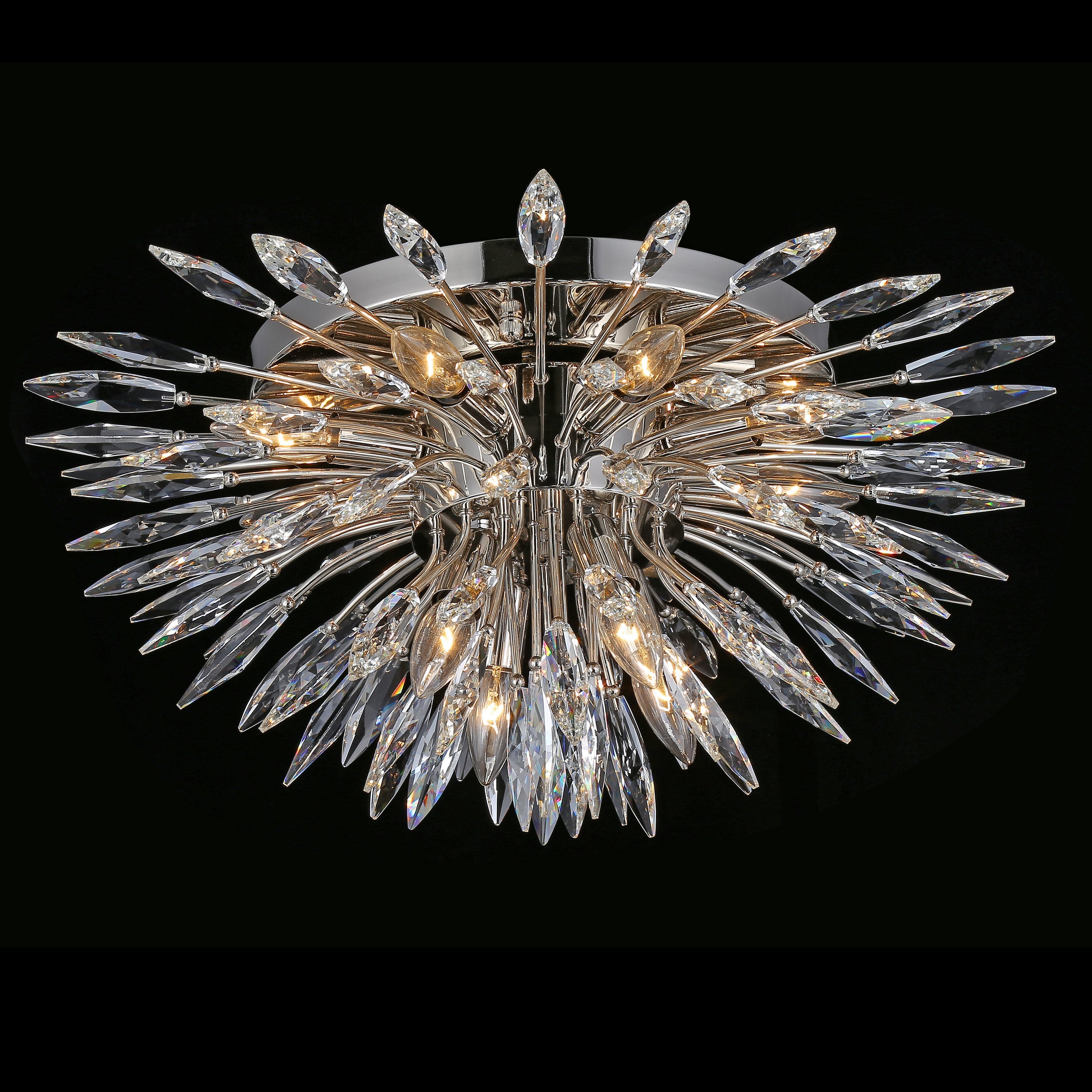 Lily Starburst Flush-mount Crystal Sputnik Chandelier - Italian Concept -