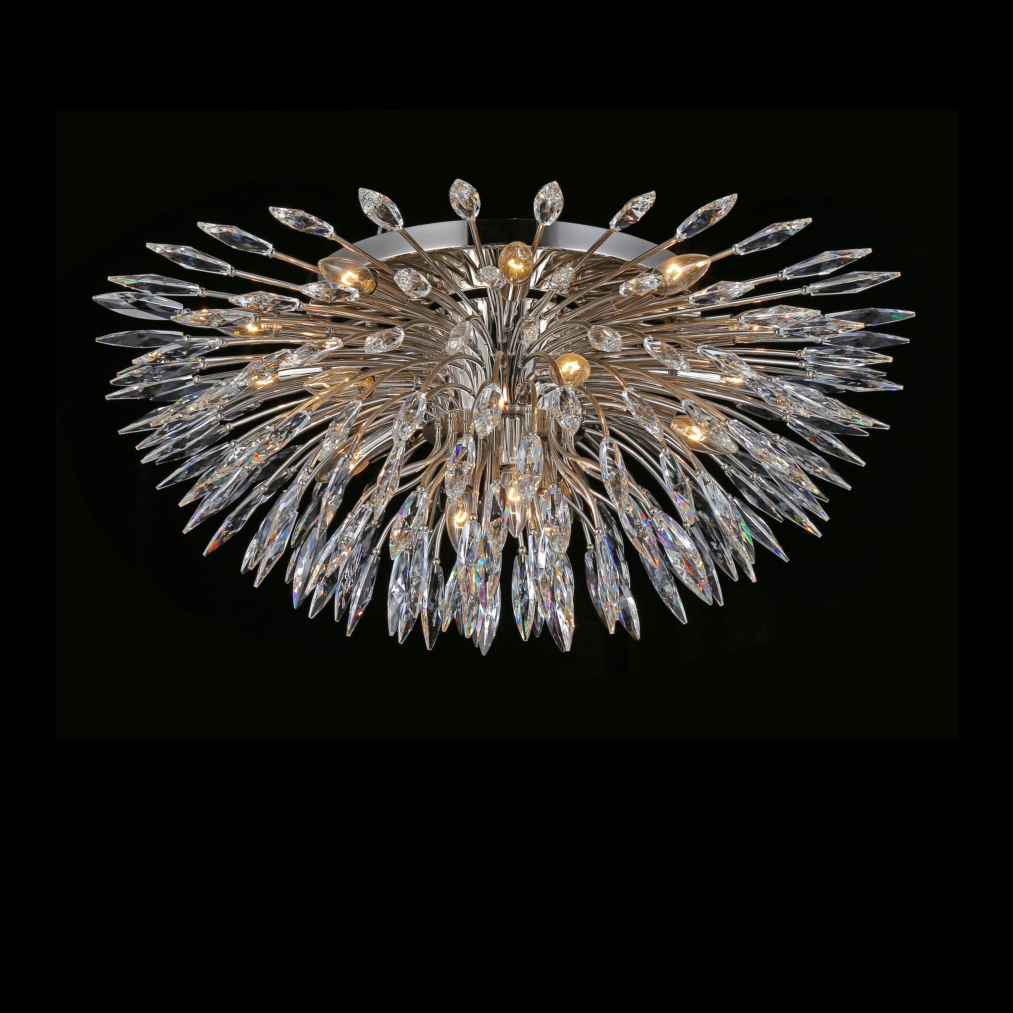 Lily Starburst Flush-mount Crystal Sputnik Chandelier - Italian Concept -