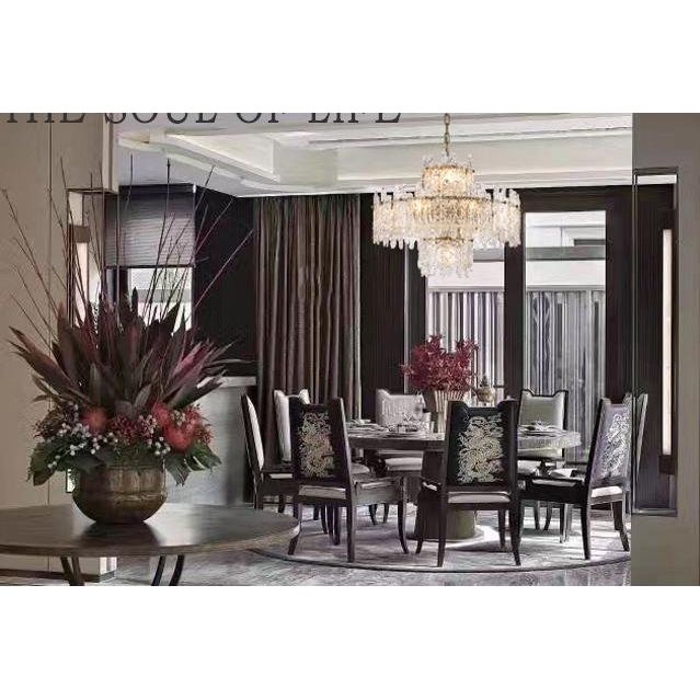 Faust Tiered Round Glass Chandelier - Italian Concept