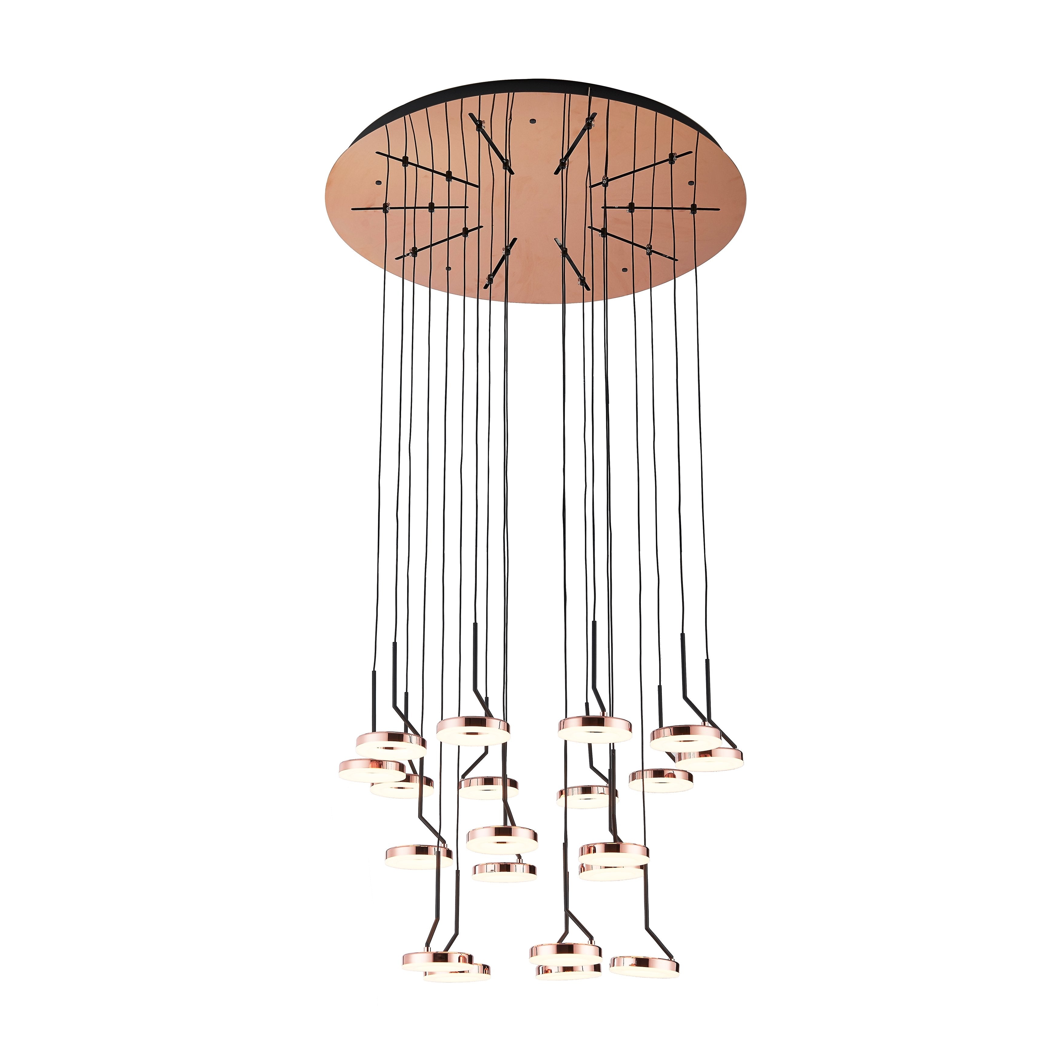 Avatar Cluster Round LED Pendant Chandelier - Italian Concept -