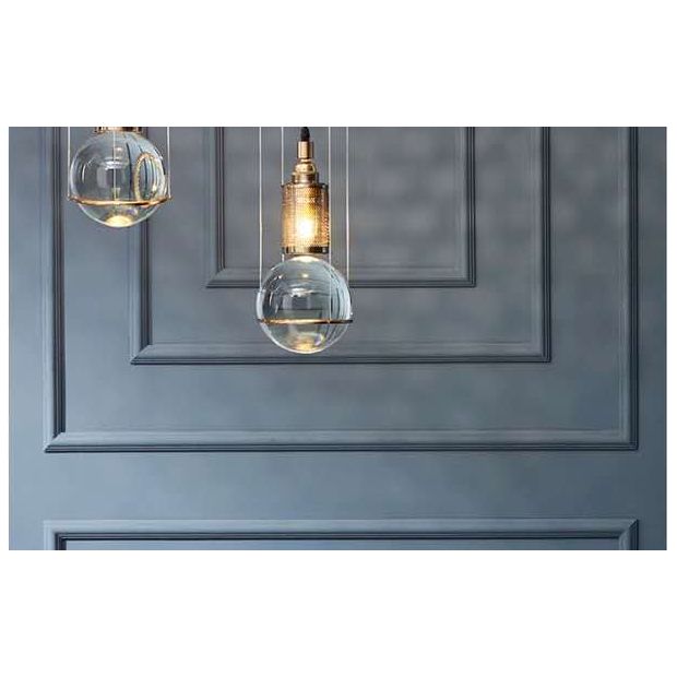 Bijou Solid Glass Globe Pendant Light - Italian Concept -