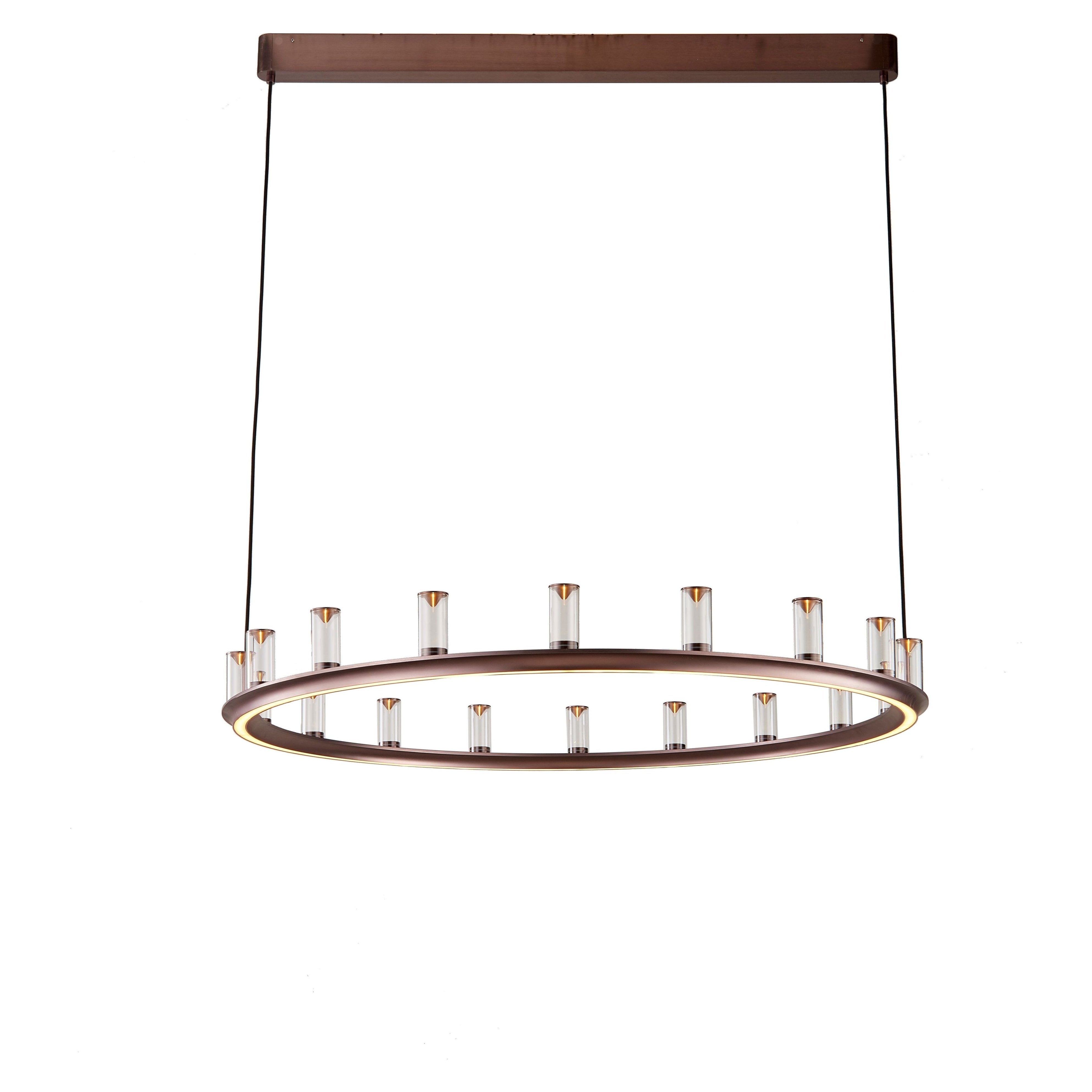 Aprilia Round LED Ring Chandelier - Italian Concept -