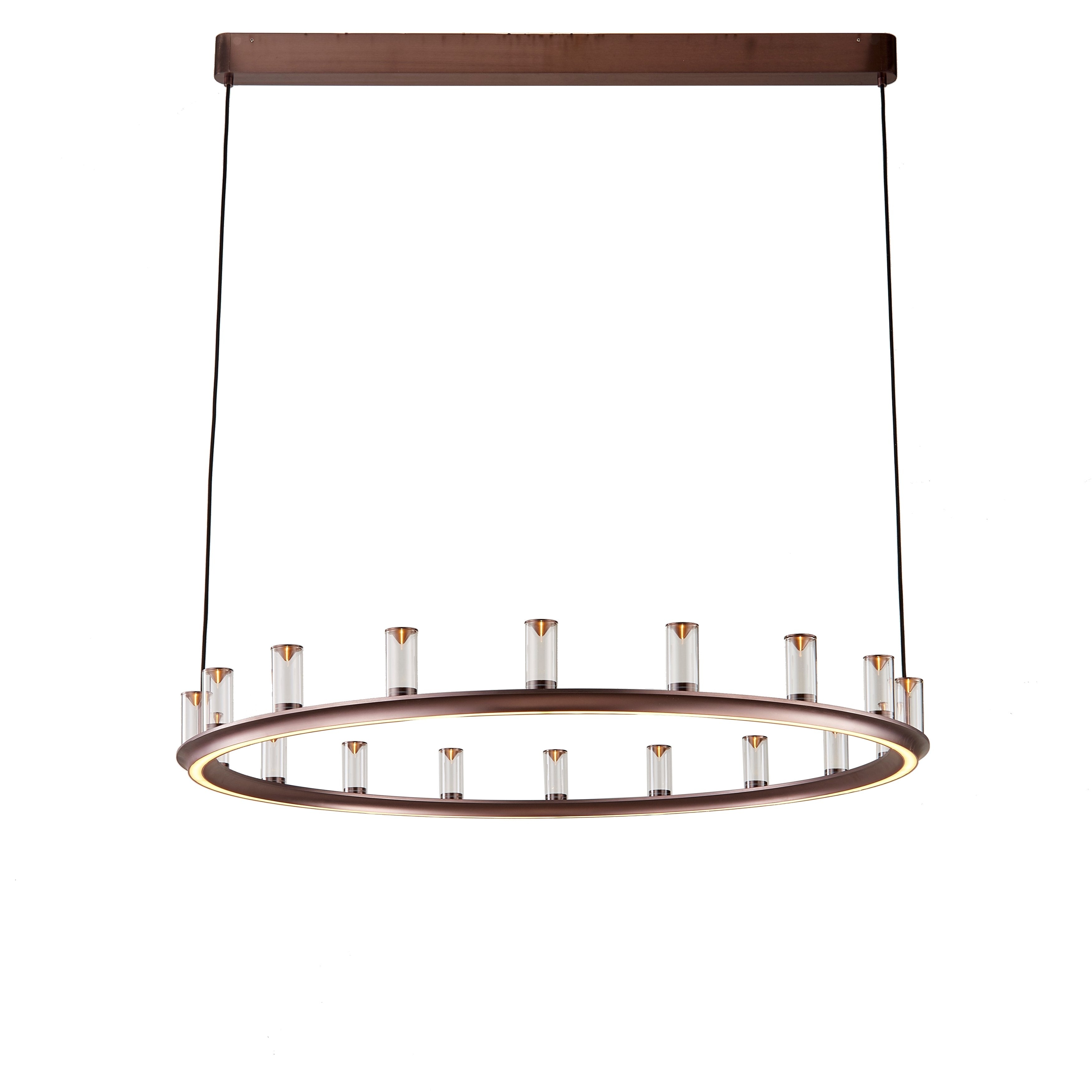 Aprilia Round LED Ring Chandelier - Italian Concept -