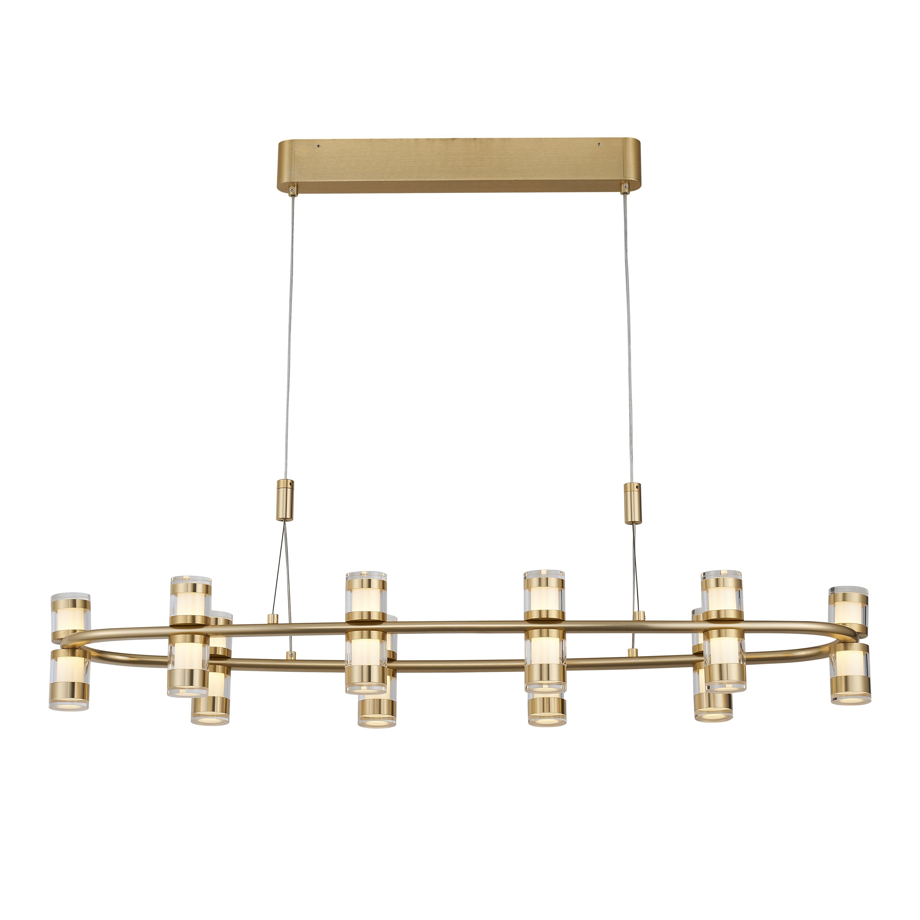 Arcanite Round / Oval LED Ring Chandelier - Italian Concept -