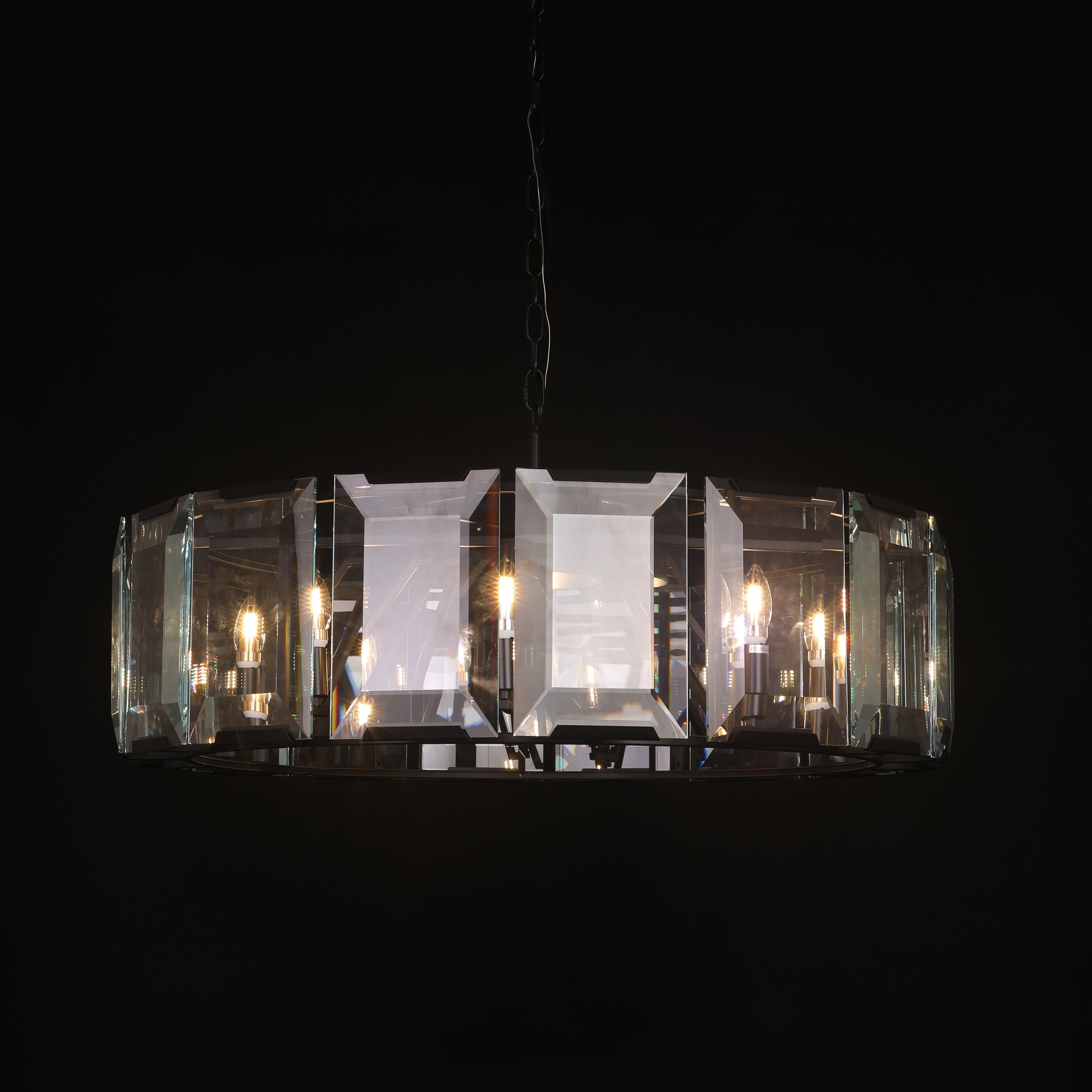 Tundra Crystal Round 24" Chandelier - Italian Concept