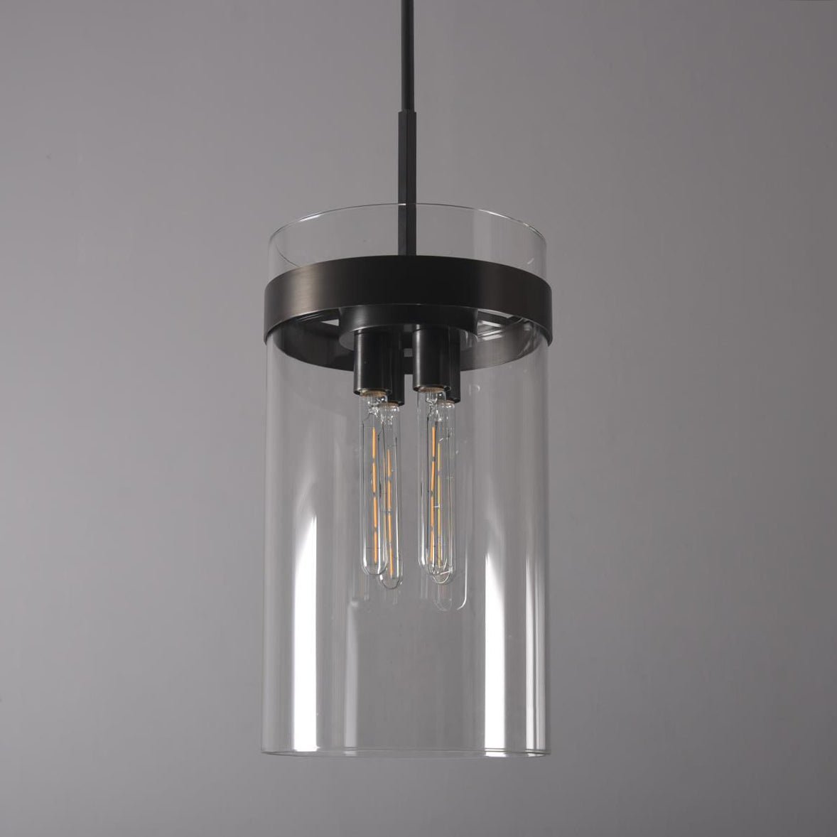 Armature Cylinder Glass Pendant Light - Italian Concept