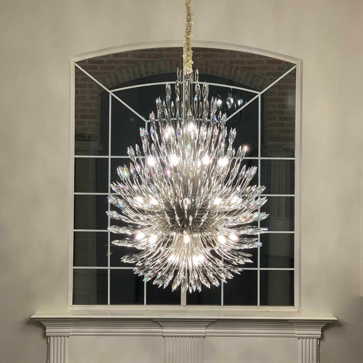 Lily Starburst Crystal Sputnik Chandelier - Italian Concept