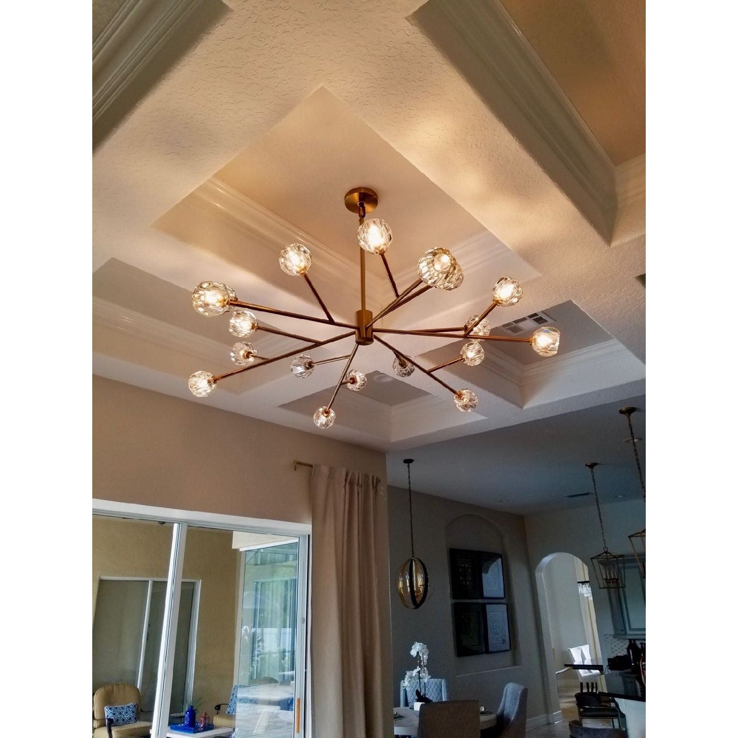 Blu Dior Branching Crystal Chandelier - Italian Concept -