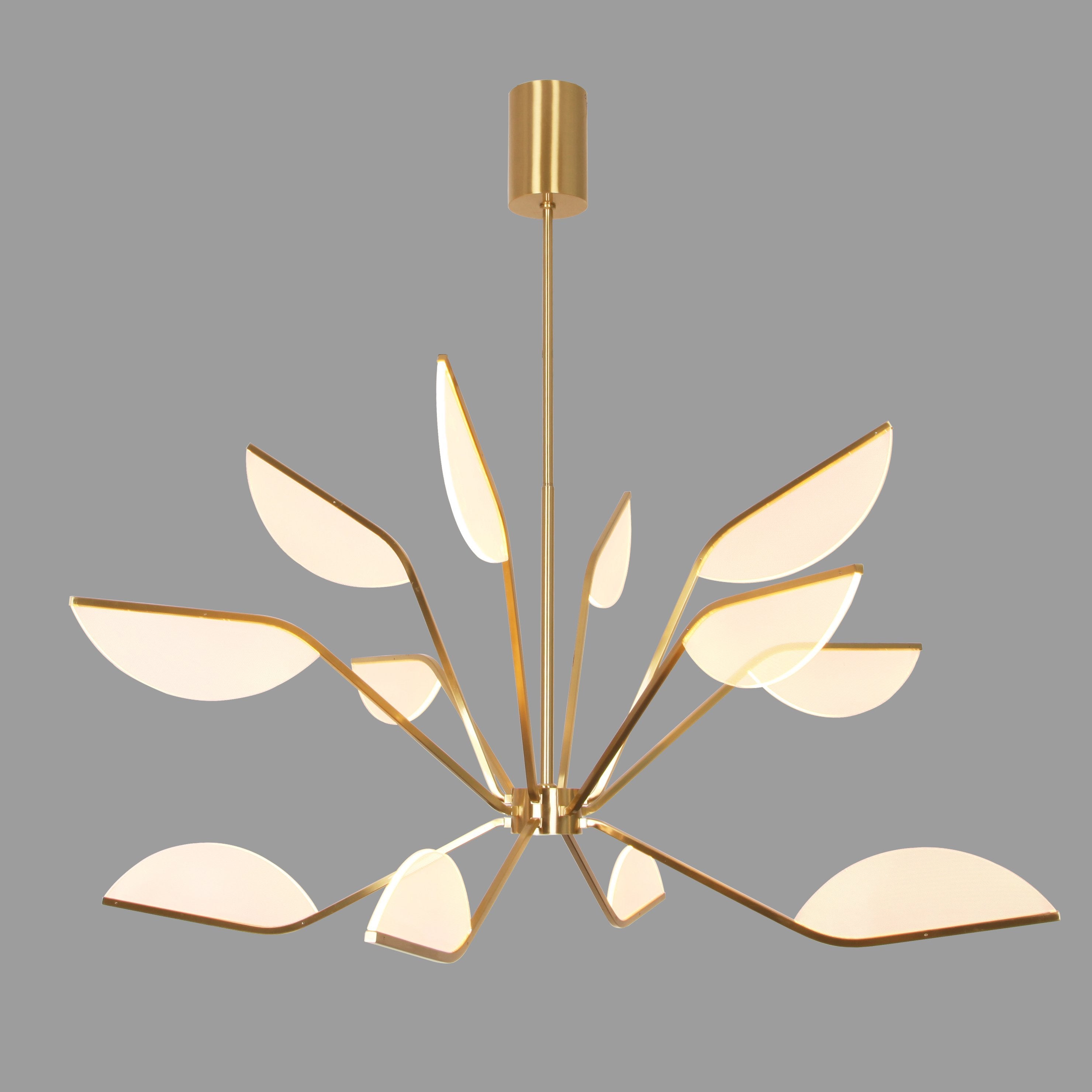 Chiari Flower Leaf LED Chandelier - Italian Concept -