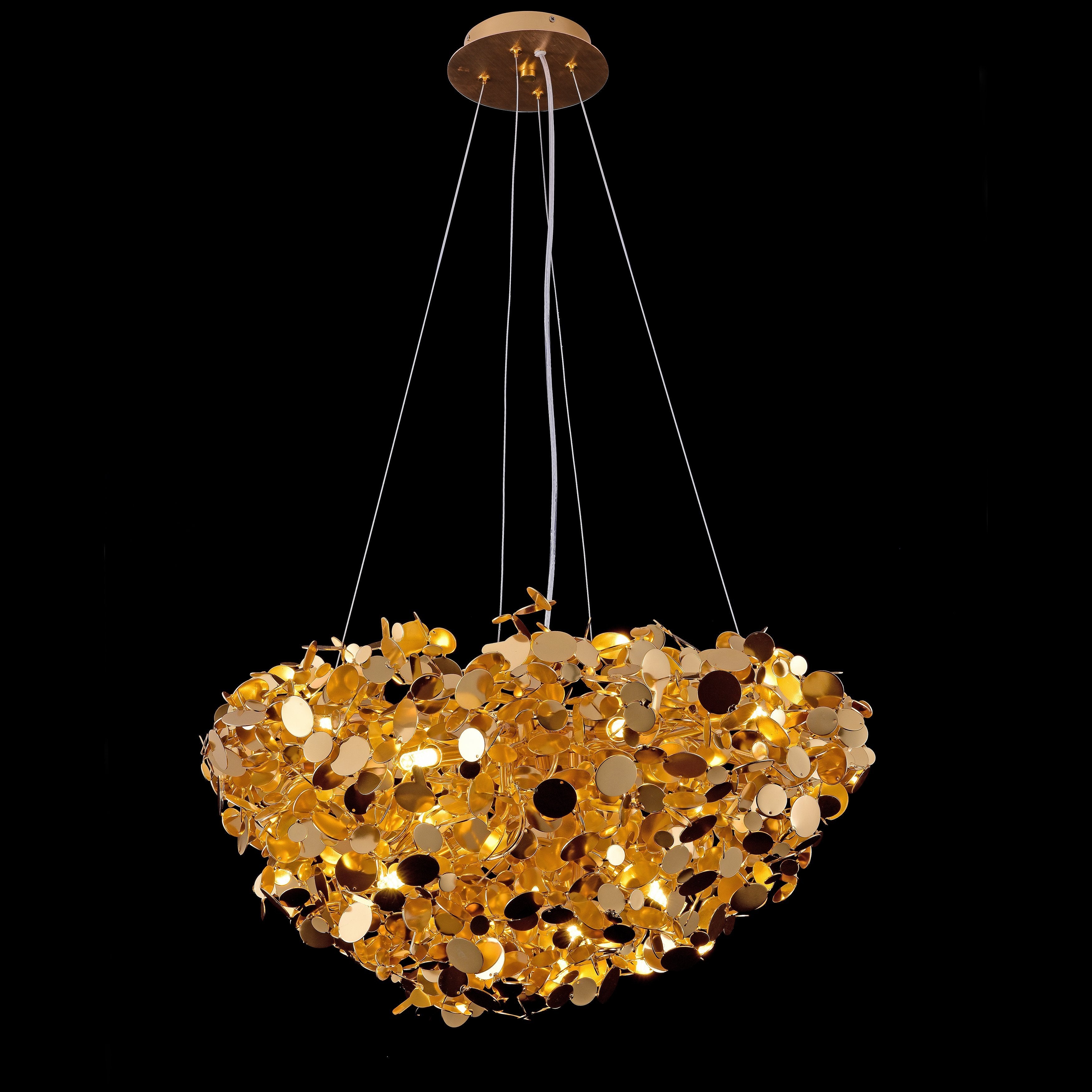 Plutot Round Penny Chandelier - Italian Concept