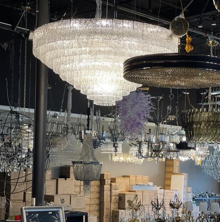 Giovanni Grande 65"W Round Murano Glass Chandelier LT-17434 - Italian Concept -