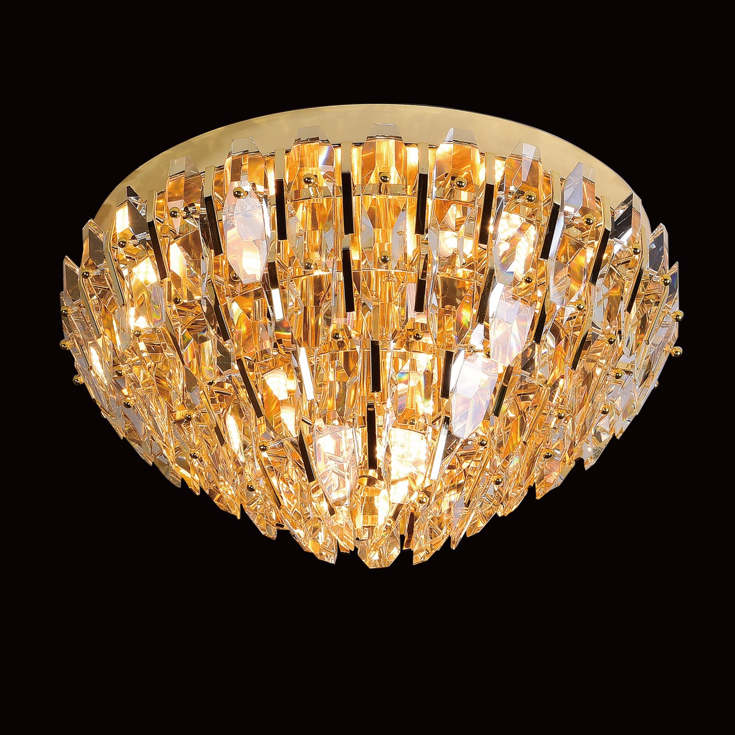 Sol Odeon Flushmount Crystal Chandelier - Italian Concept