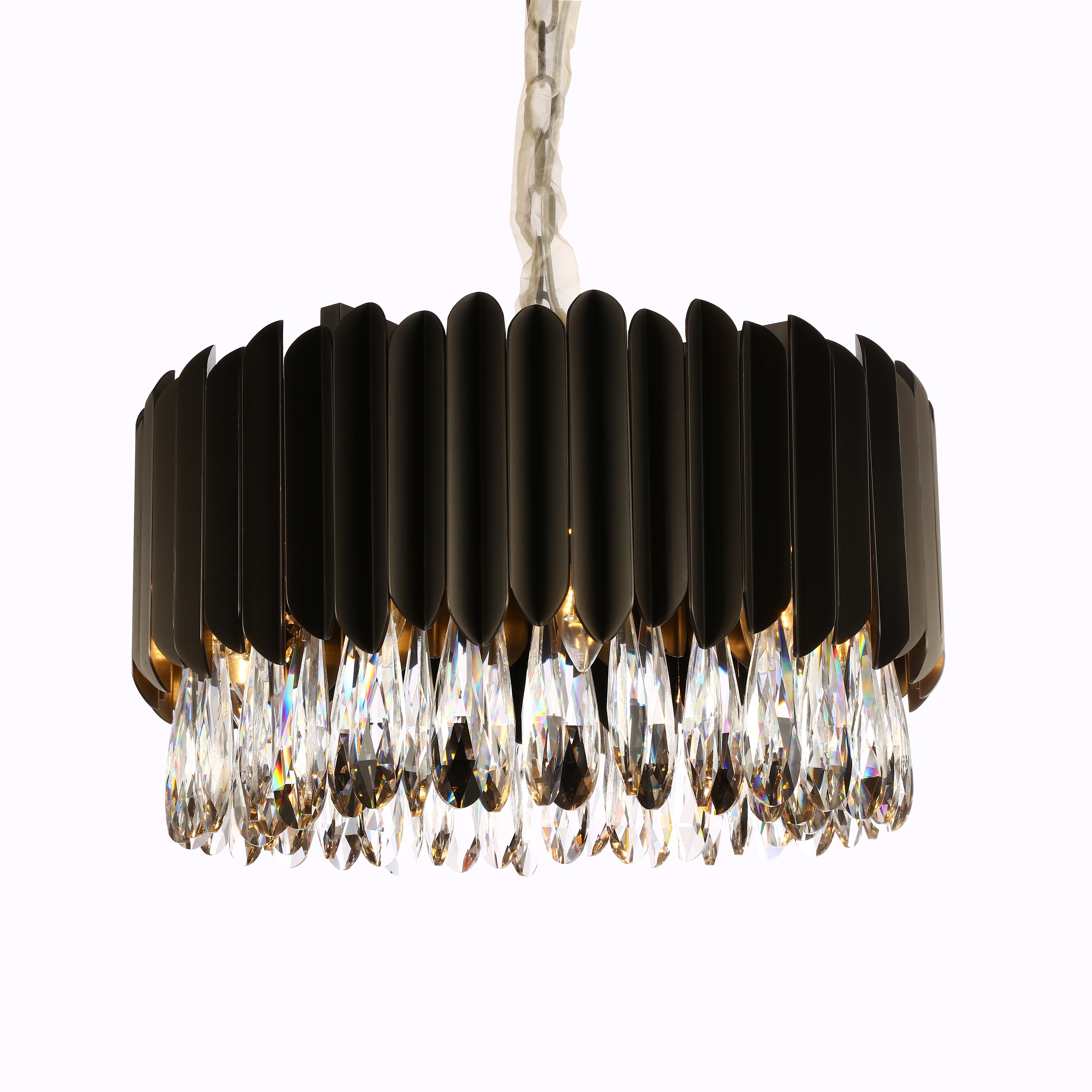 Alicante Tiered Round Crystal Chandelier - Italian Concept -