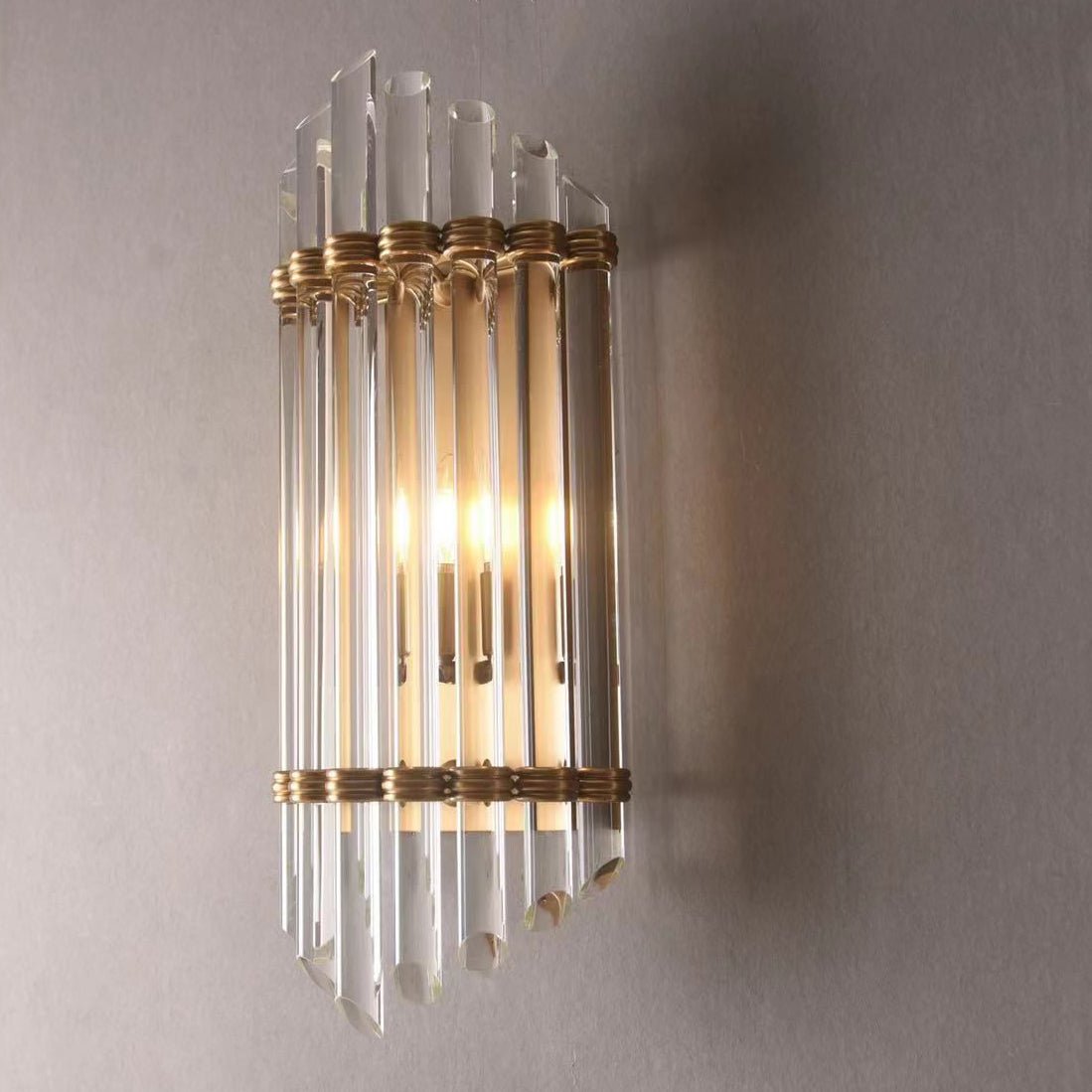 Eminence Tubular Glass Sconce - Italian Concept