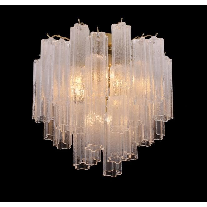 Caprice Semi-Transparent Tubular Glass Chandelier - Italian Concept -