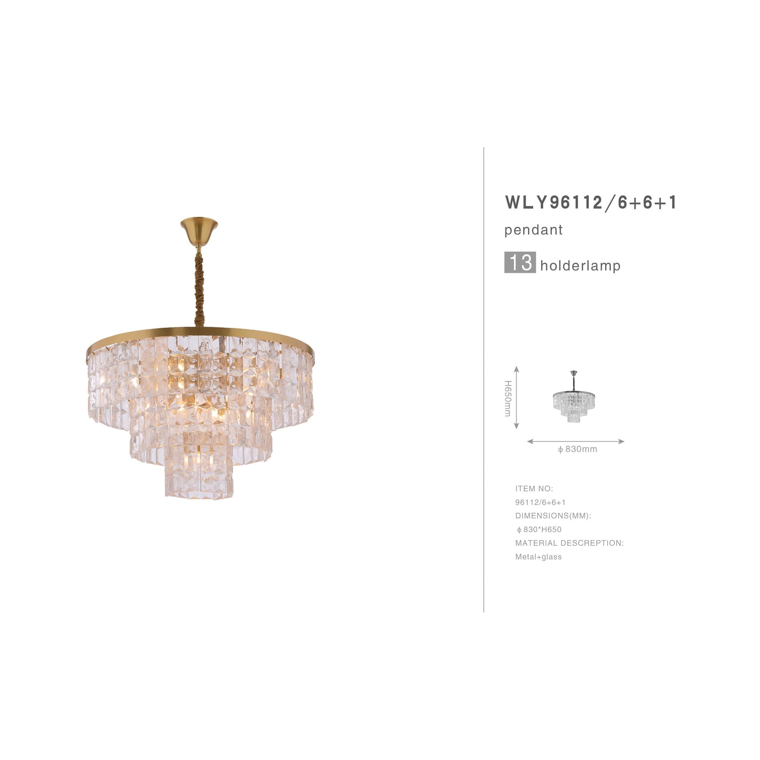 Dante Odeon Tiered/ Layered Round Crystal Chandelier - Italian Concept