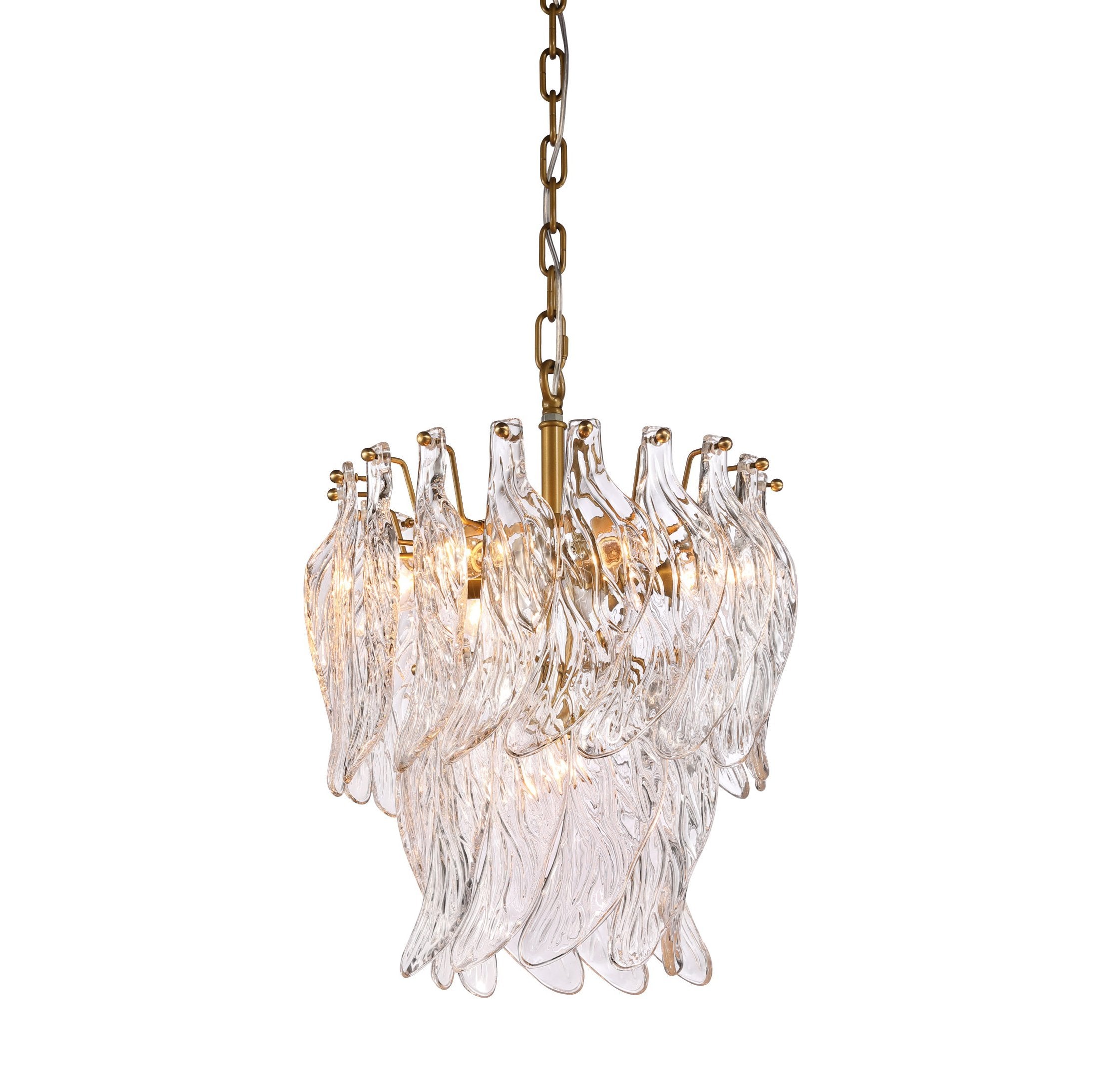 Glass Leaf 2-Tier Chandelier NEW Collection 2020 - 80 - Italian Concept