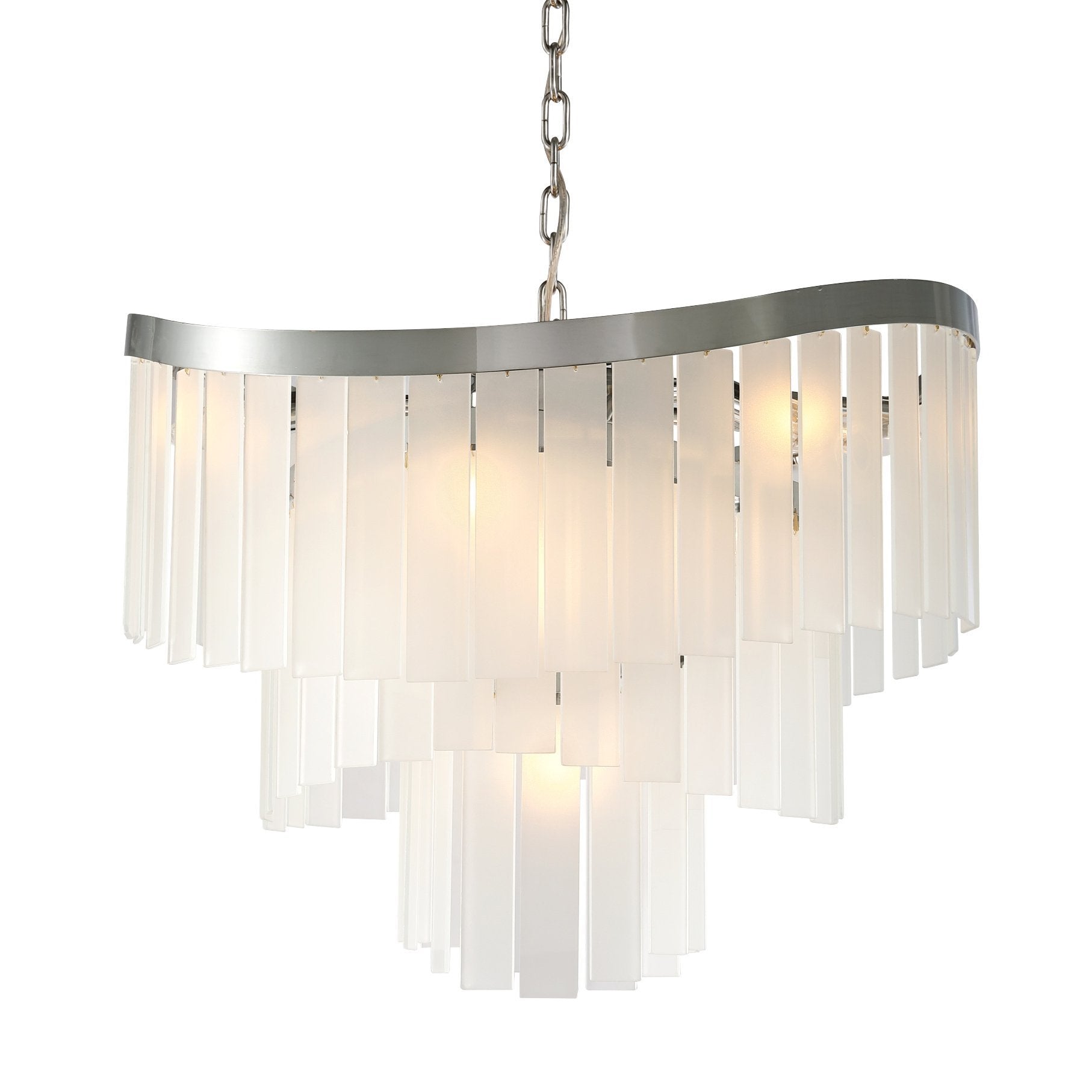 Roundel Odeon Fringe Crystal Chandelier - Italian Concept