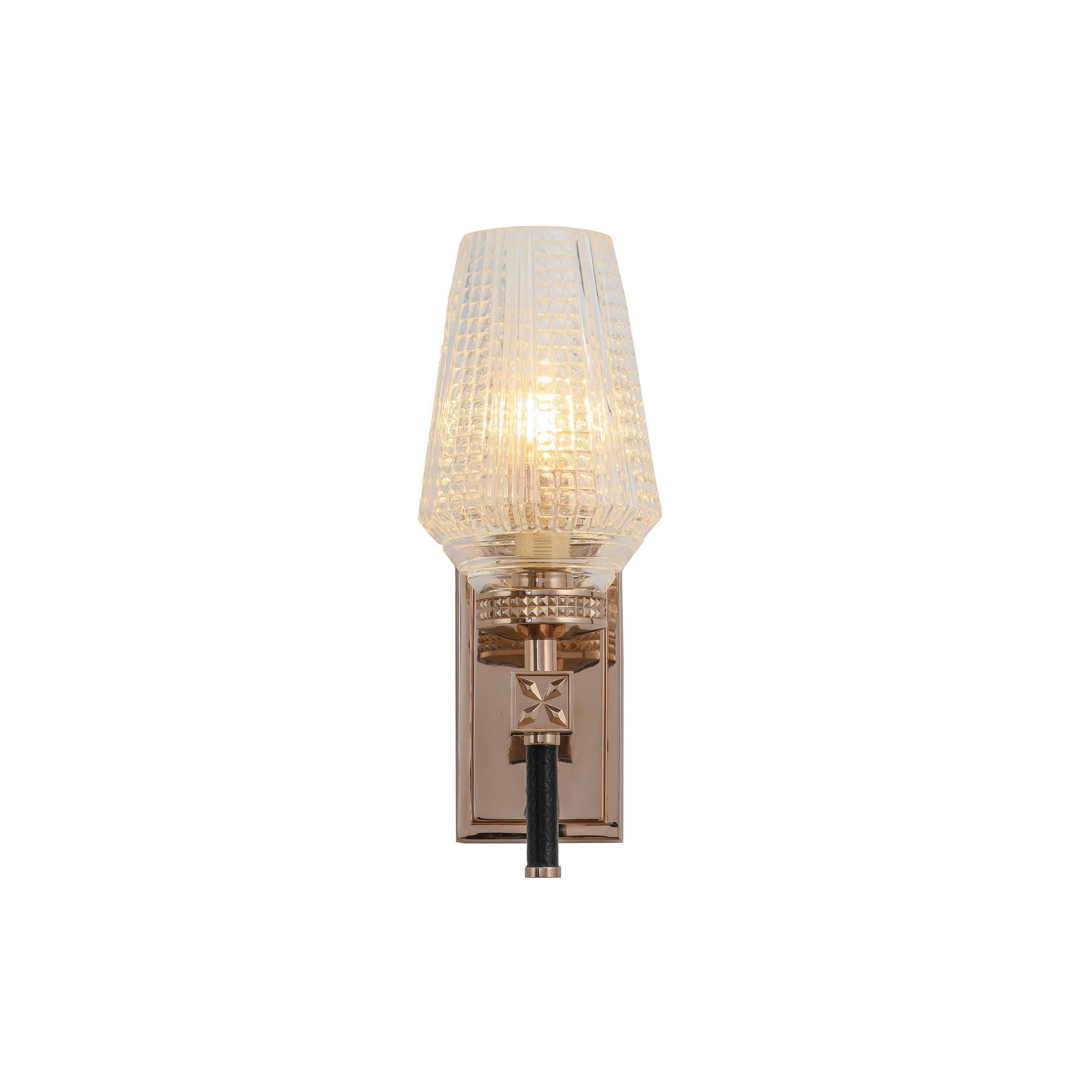 Alba Tiered Oval Glass Sconce - Italian Concept -