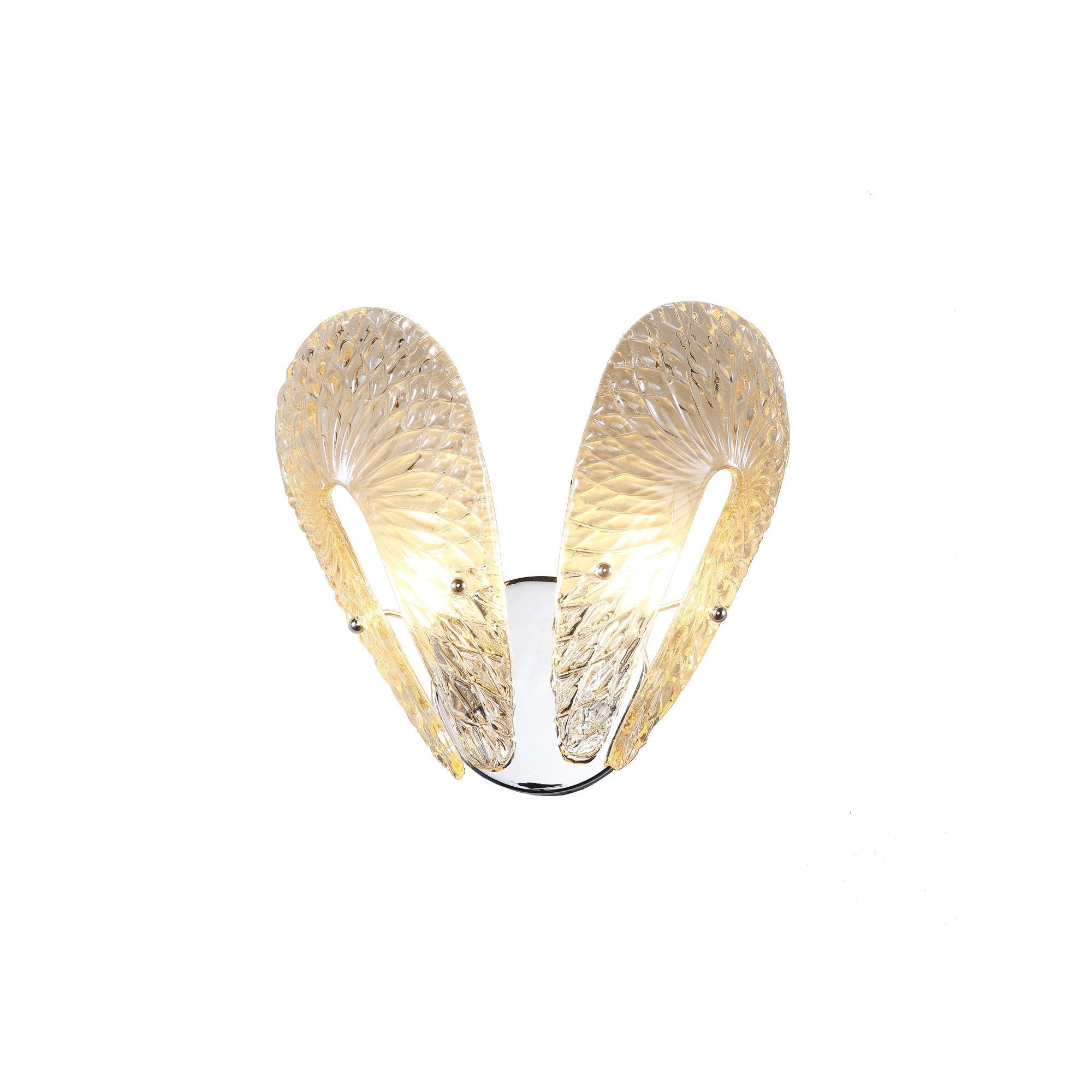 Alba Tiered Oval Glass Sconce - Italian Concept -