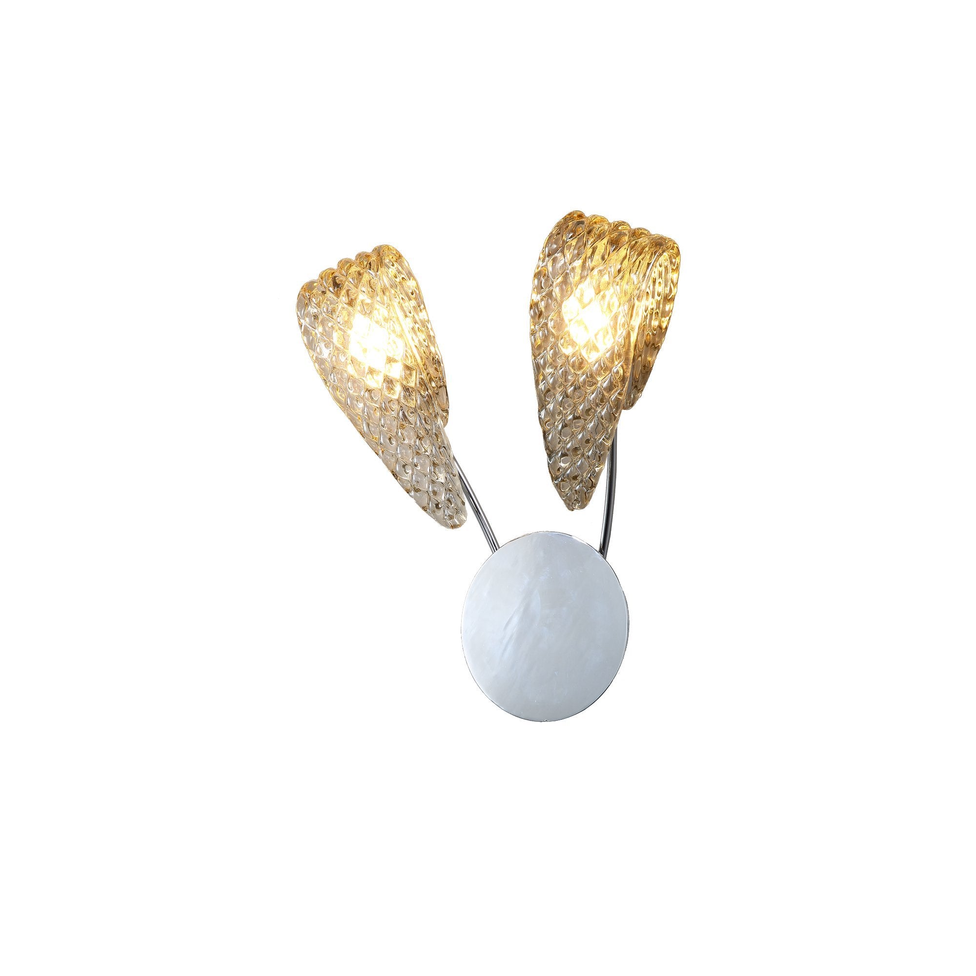 Alba Tiered Oval Glass Sconce - Italian Concept -