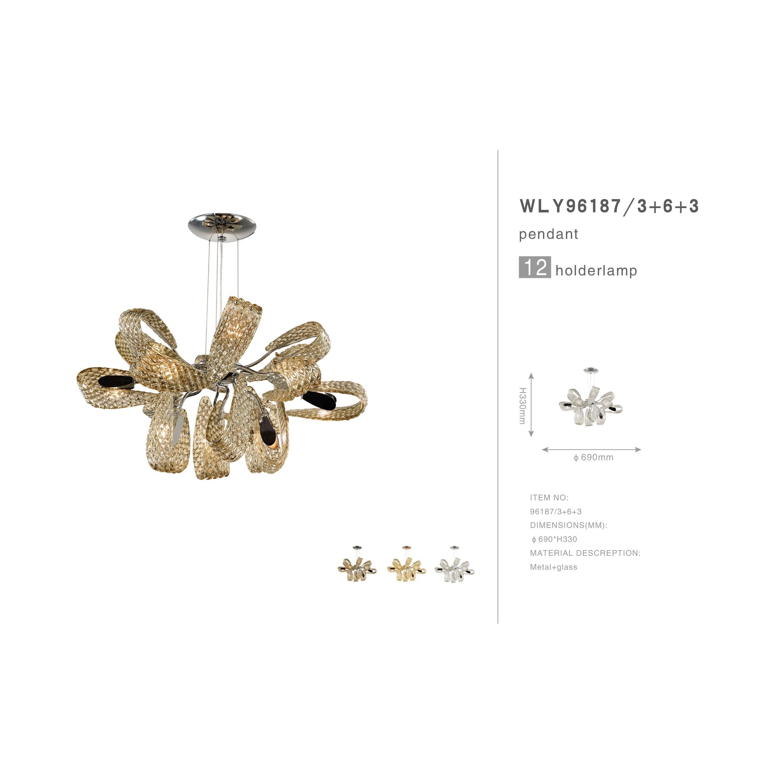 Bella Ropes Murano Glass Chandelier - Italian Concept -