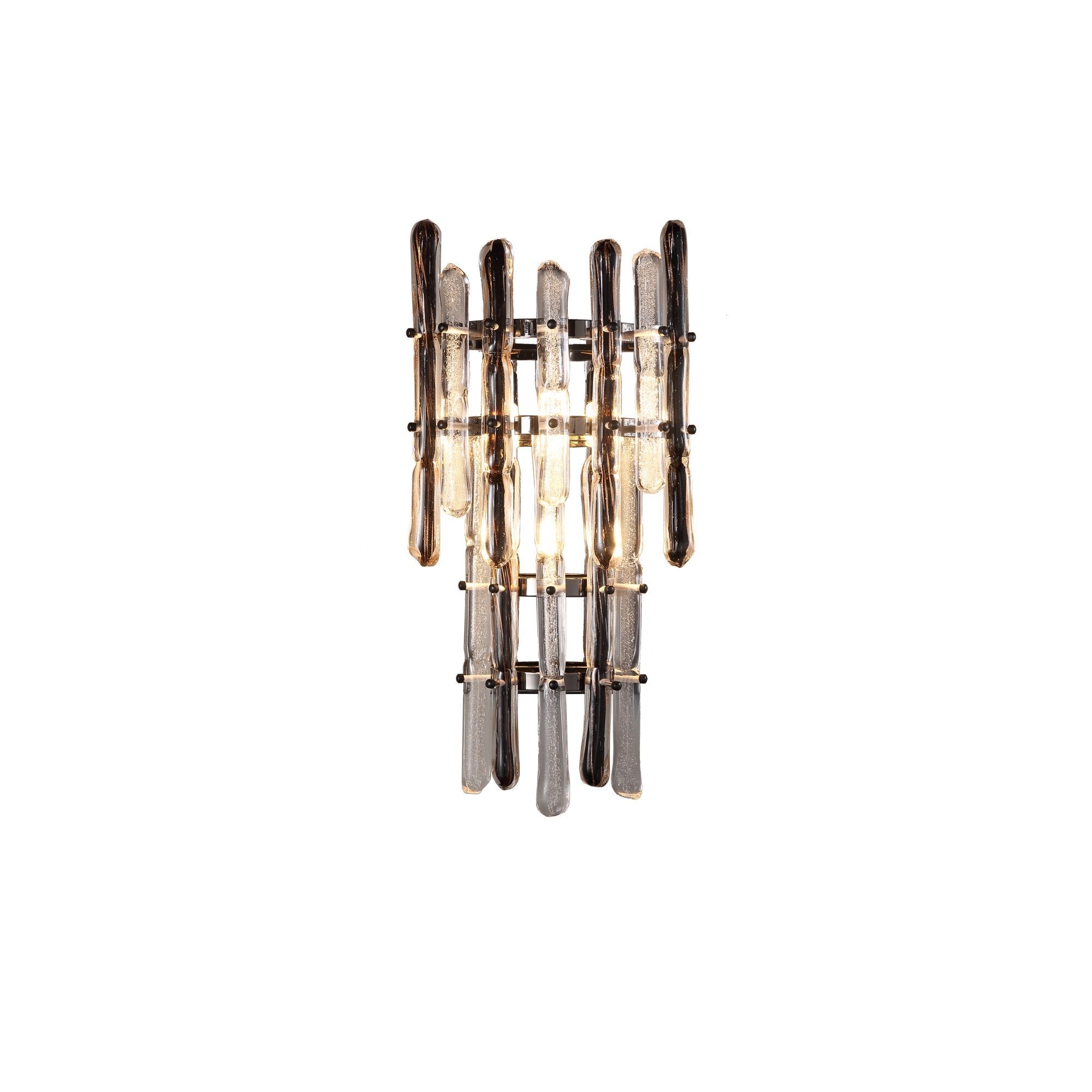 Alba Tiered Oval Glass Sconce - Italian Concept -