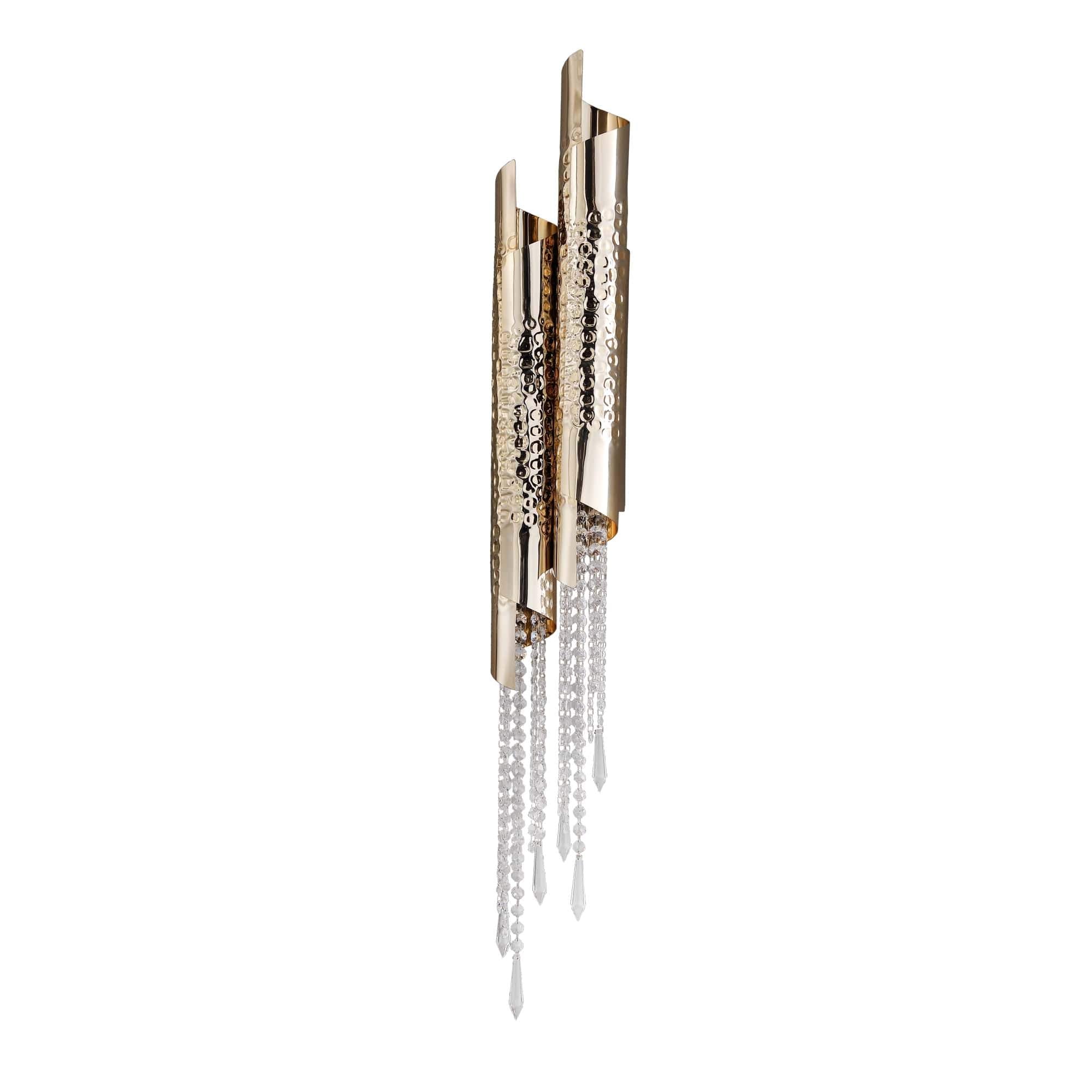 Alba Tiered Oval Glass Sconce - Italian Concept -