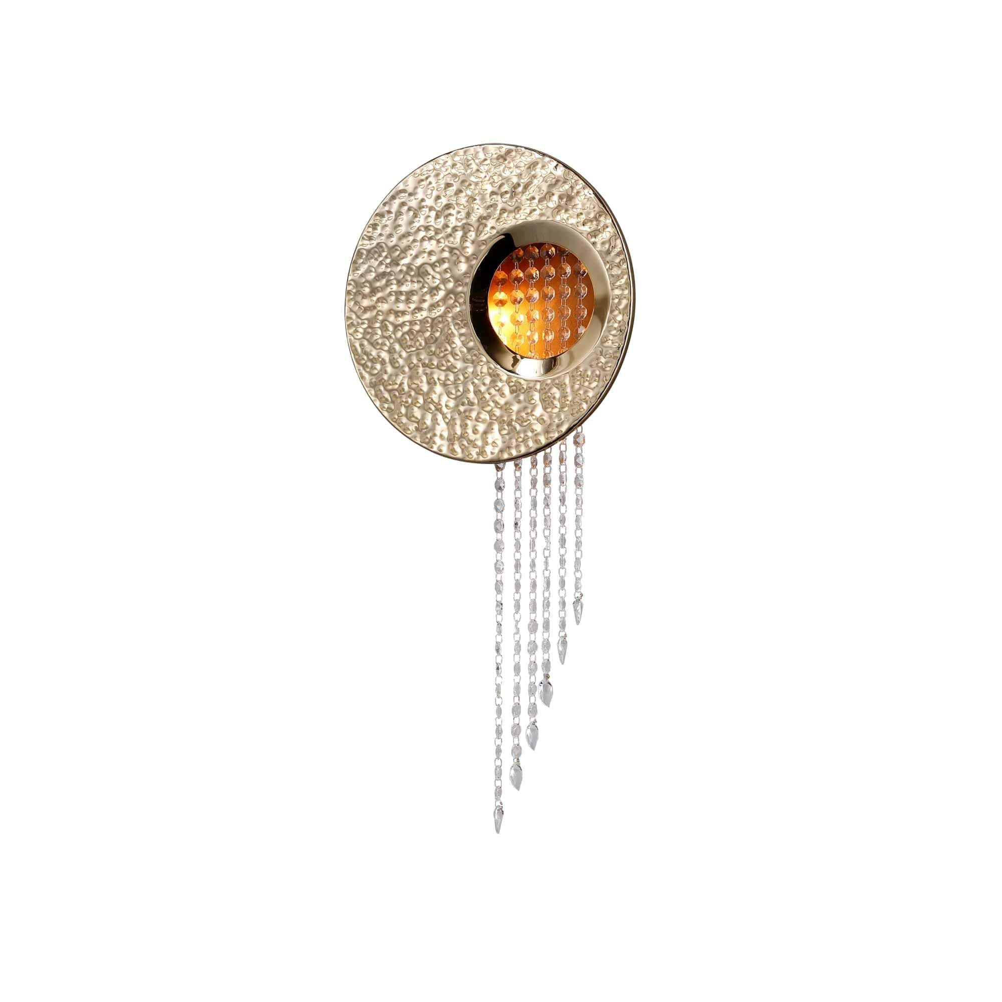 Alba Tiered Oval Glass Sconce - Italian Concept -