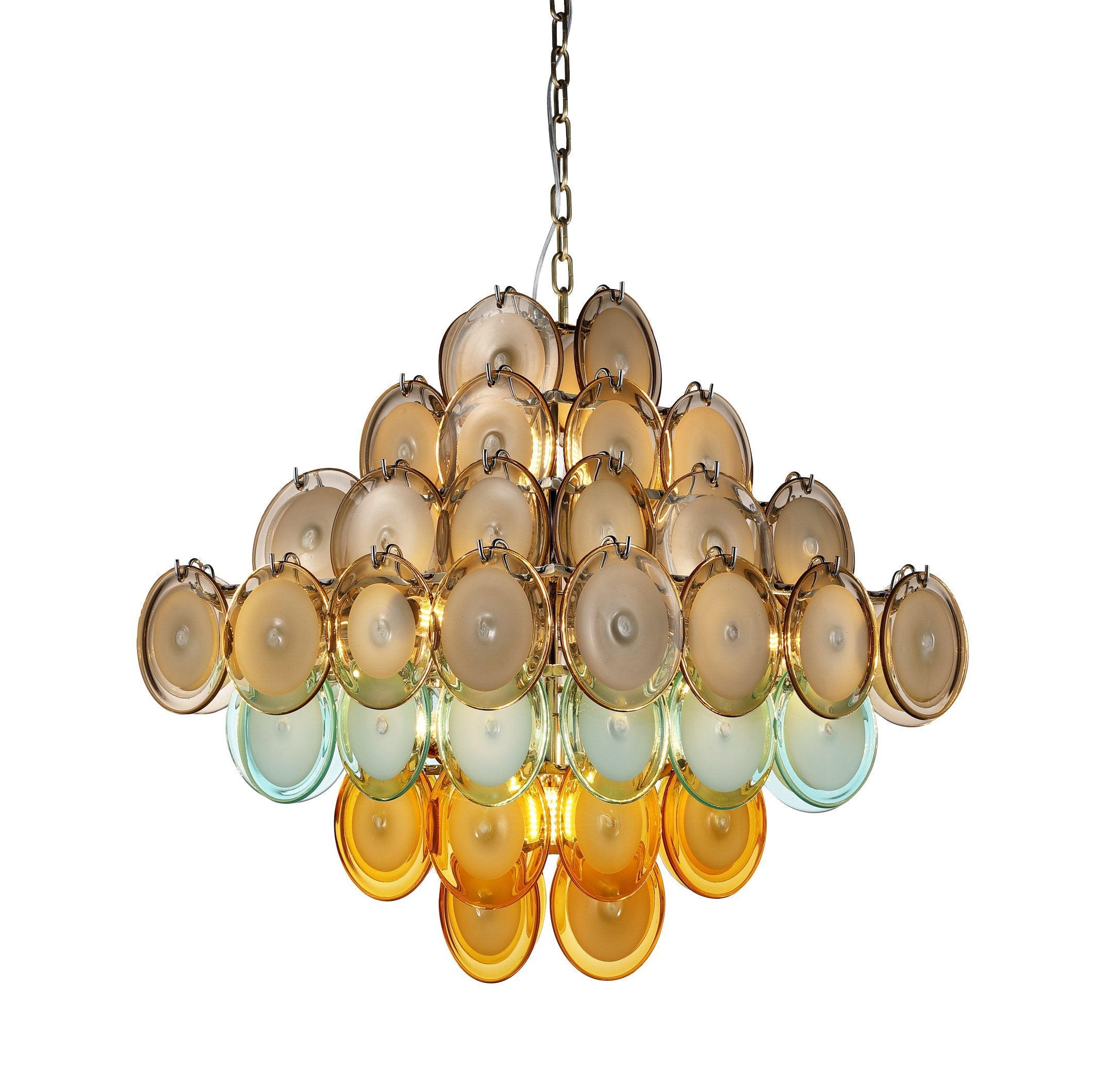 Bettina Murano Round Glass Chandelier - Italian Concept -