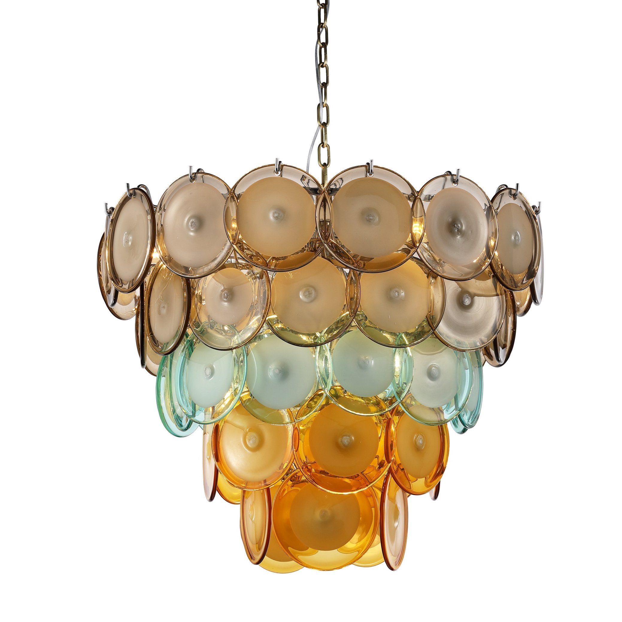 Bettina Murano Round Glass Chandelier - Italian Concept -