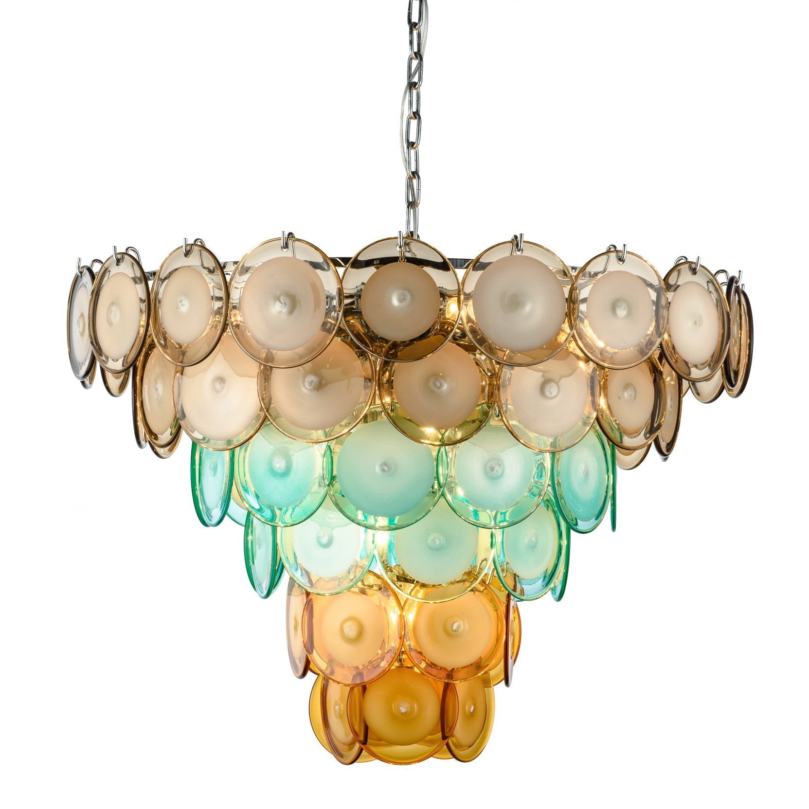Bettina Murano Round Glass Chandelier - Italian Concept -