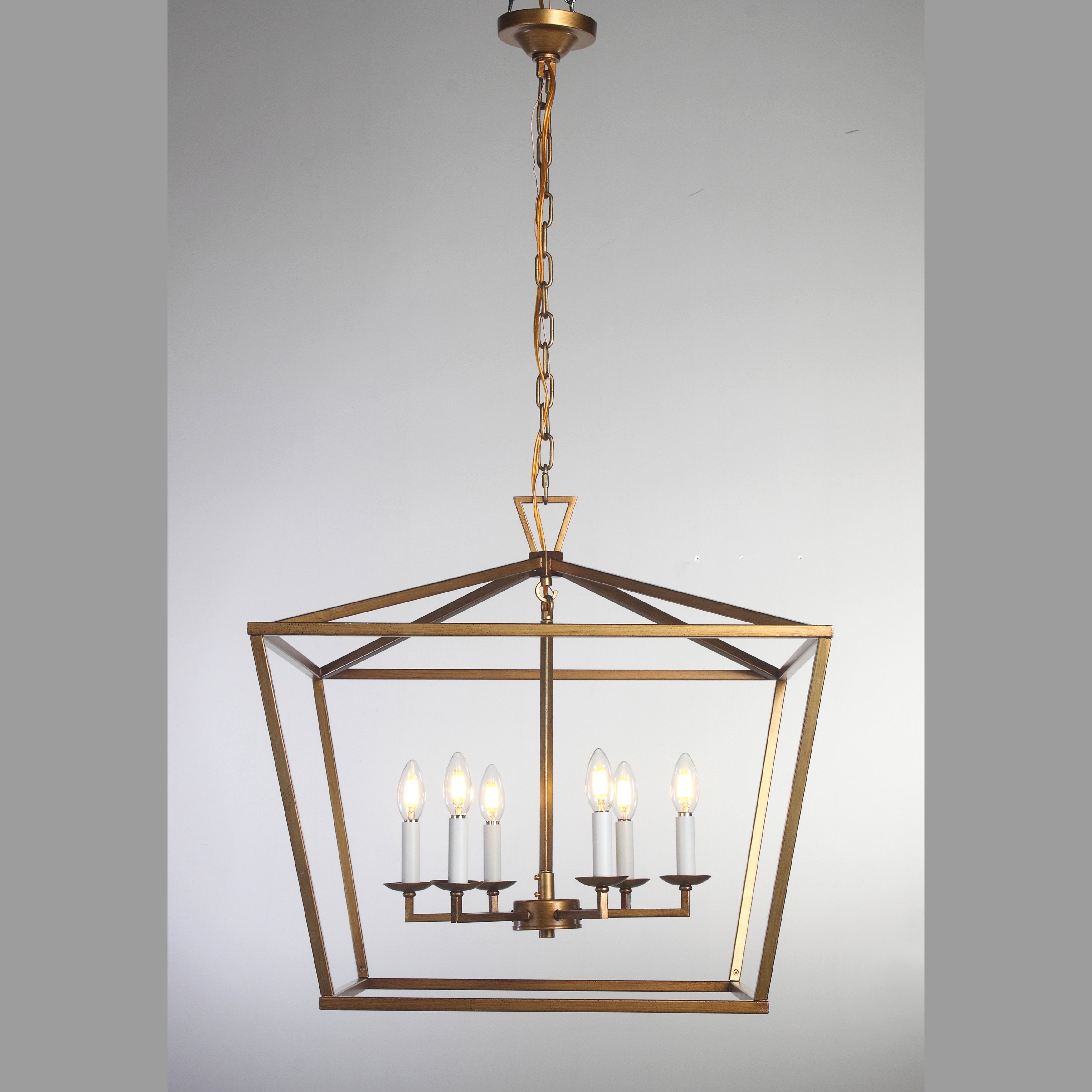 Chris Graff Lantern Geometric Chandelier - Italian Concept - Size