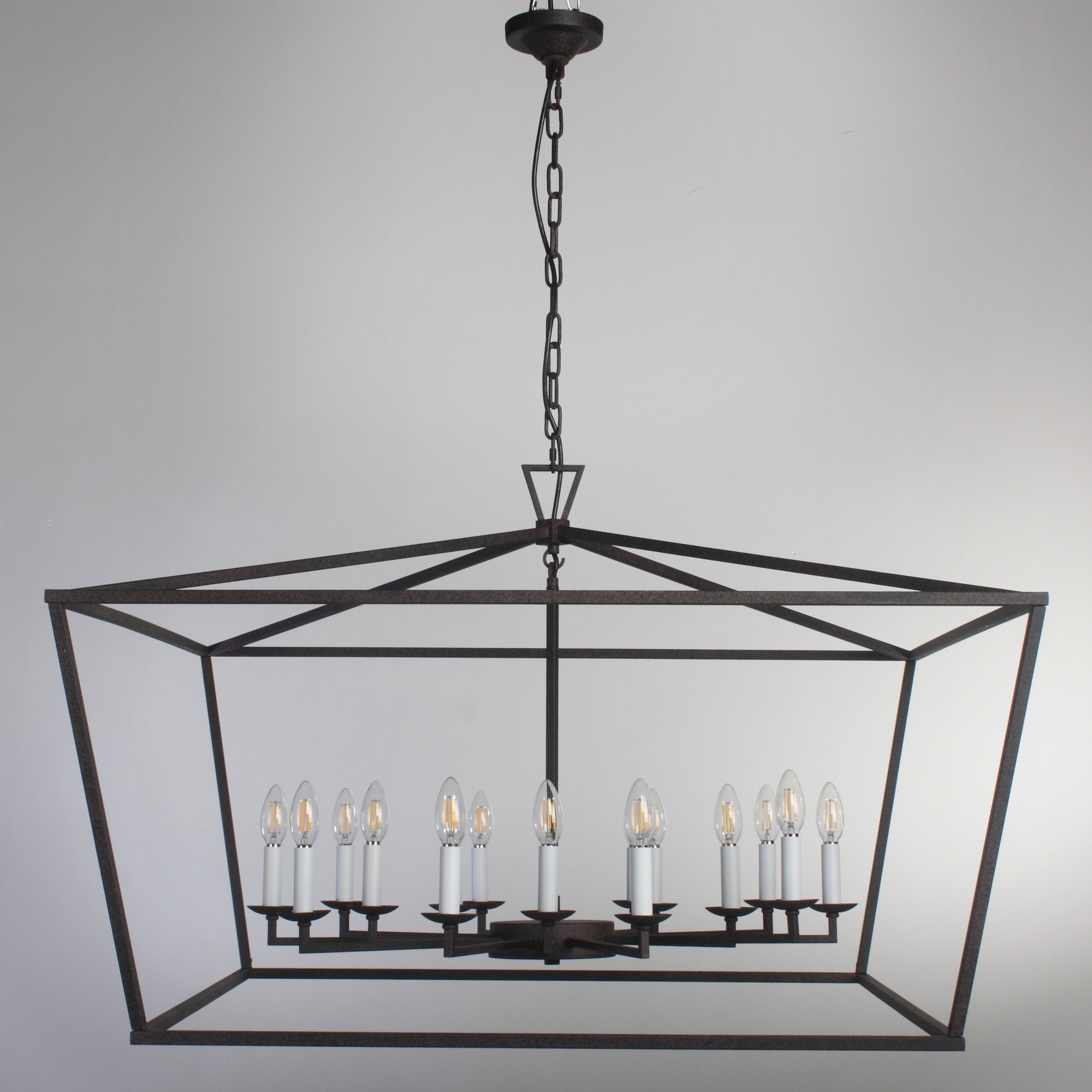 Chris Graff Lantern Geometric Chandelier - Italian Concept - Size