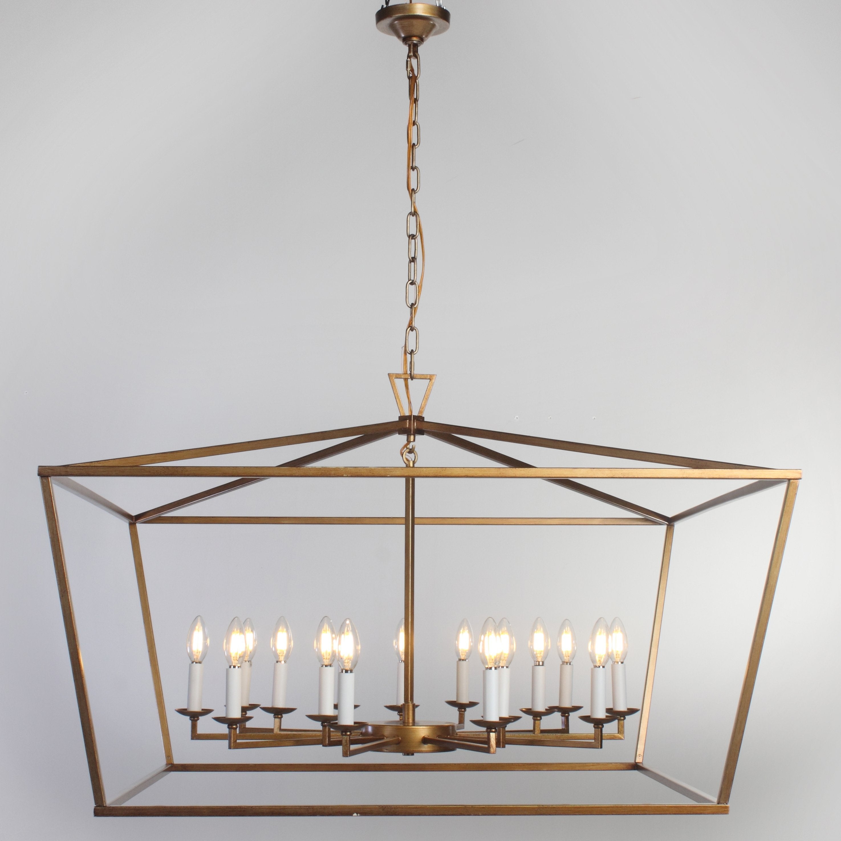 Chris Graff Lantern Geometric Chandelier - Italian Concept - Size